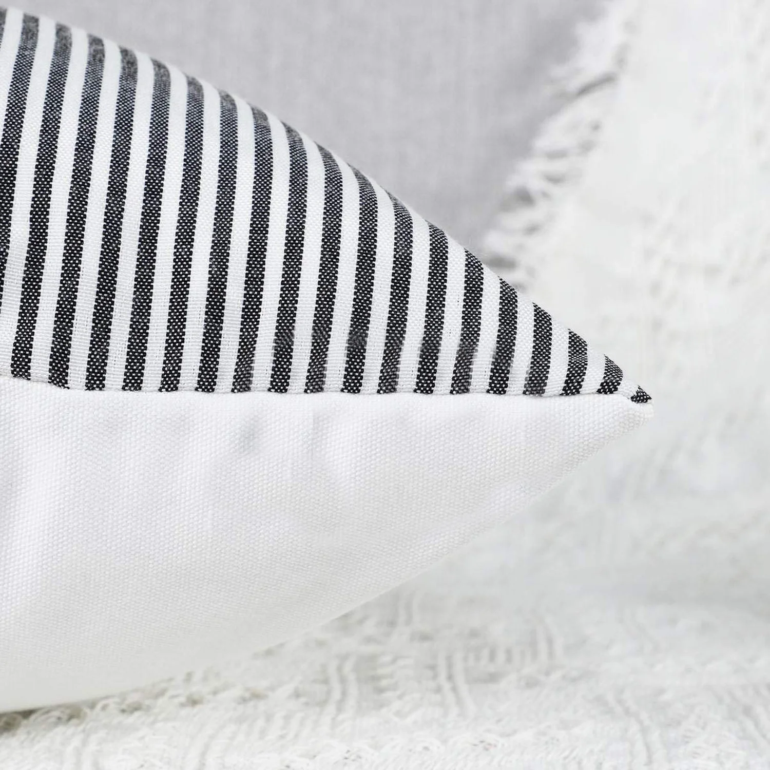 Decorative Pillow Covers Cushion Cases Soft Cotton (26 × 26 Inch / 1 Pair / 2 Pc) - Image 5