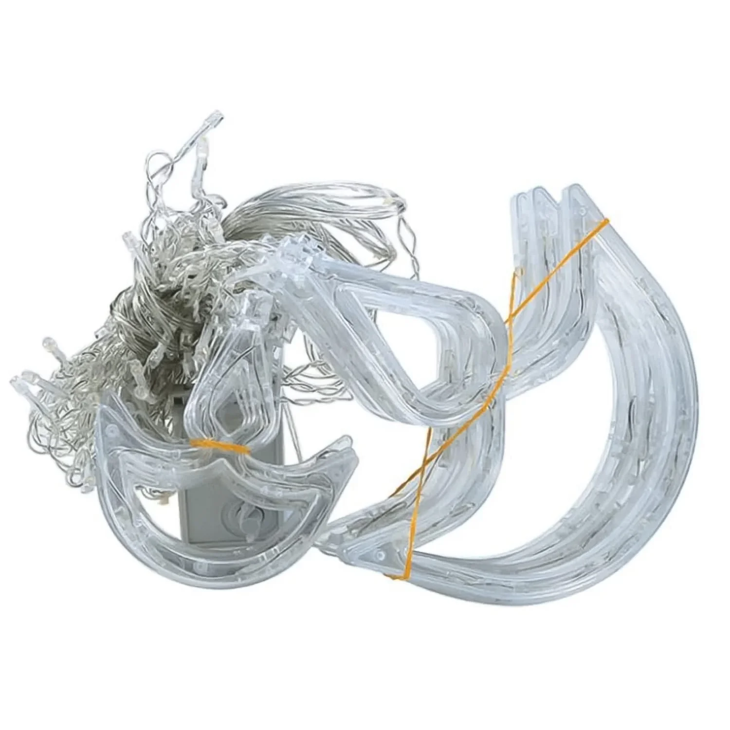 12 Diya Curtain String Lights, Window Curtain Lights (White Color) - Image 4