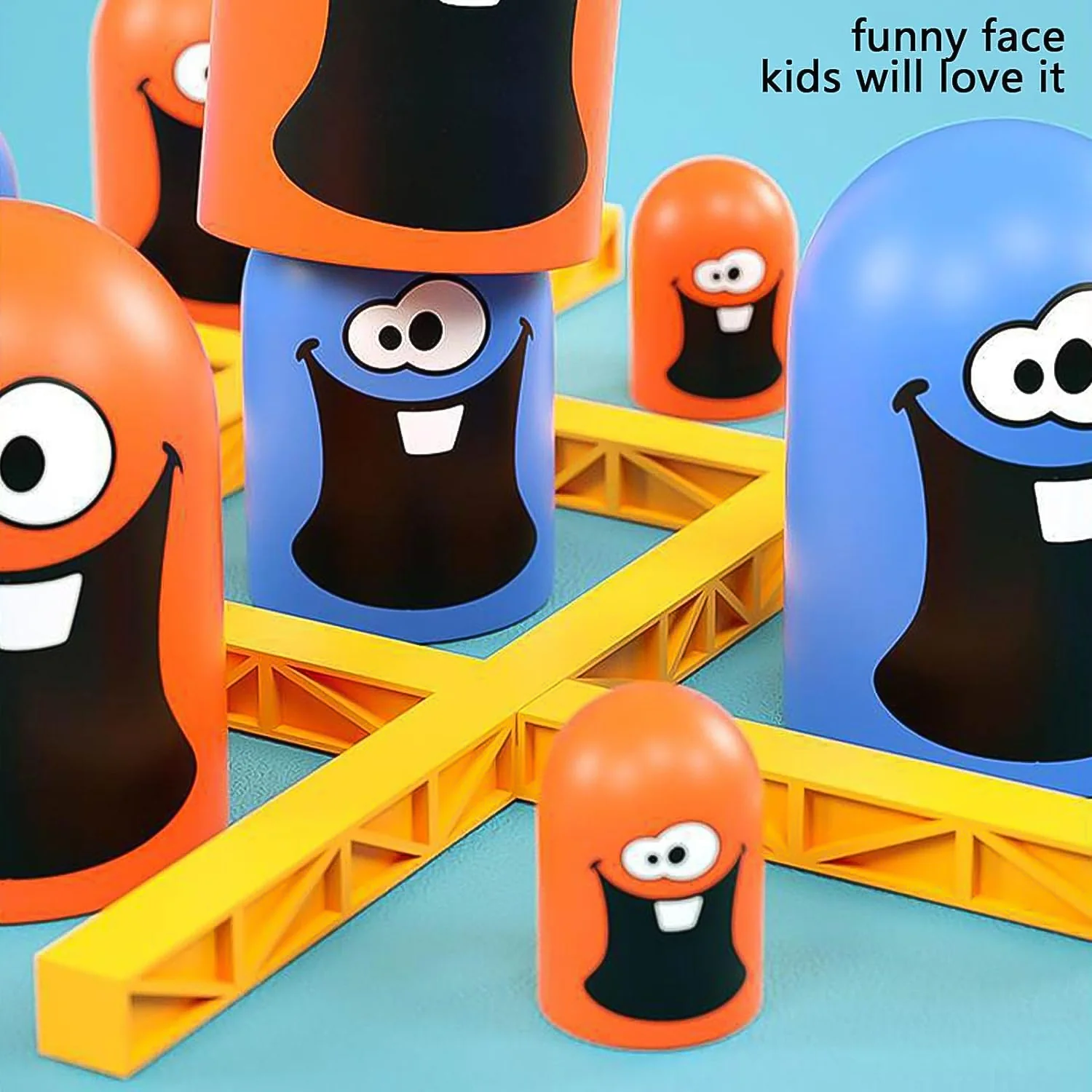 Tic-Tac-Toe Game, Gobble Game, Board Game Indoor (1 Set) - Image 7