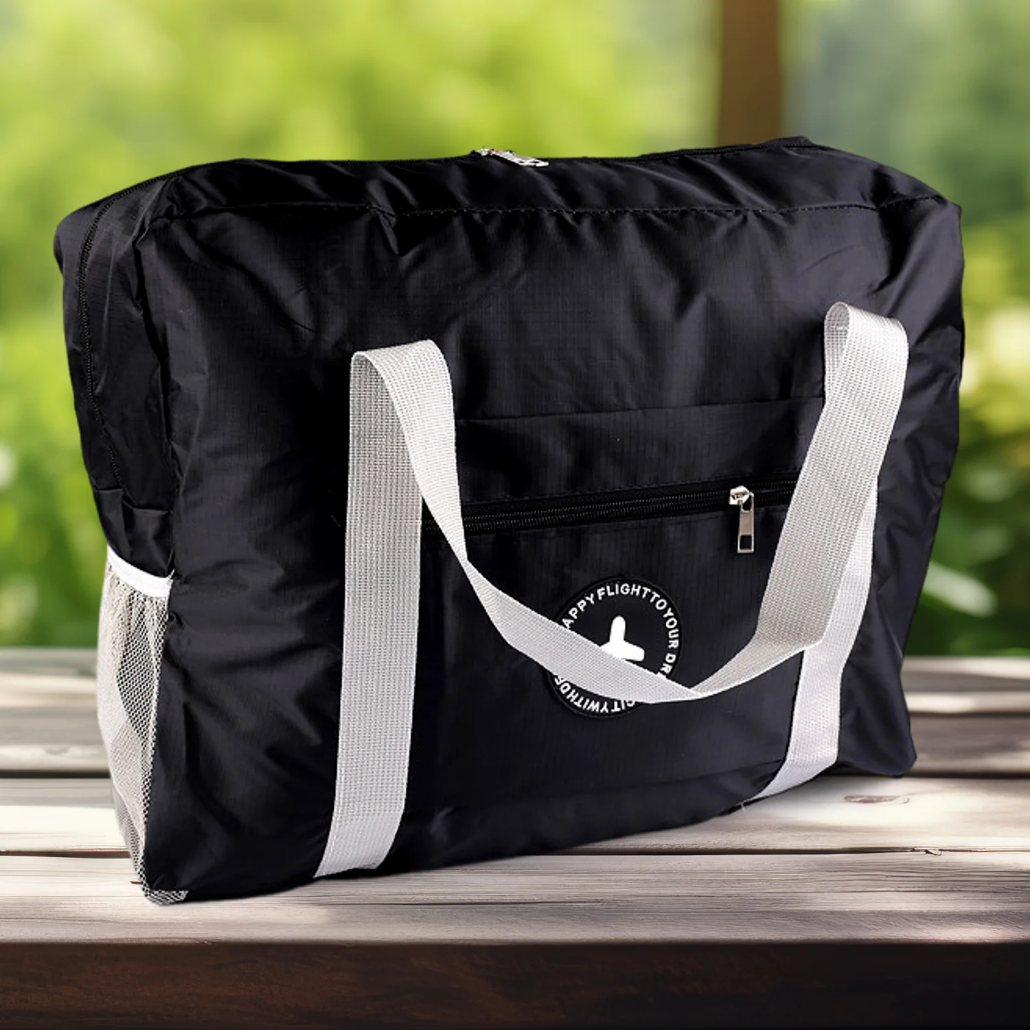 Travel Bag Foldable Luggage Large Zipper Bag (1 Pc) - Image 6