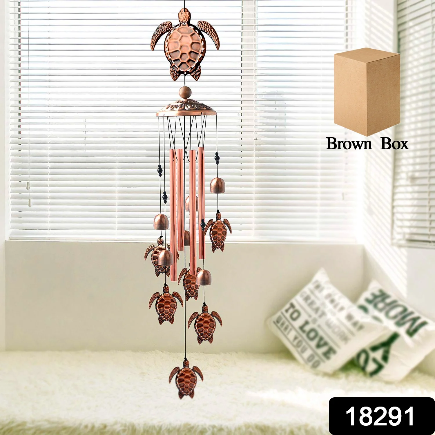 Sea Turtle Wind Chimes Decoration Jhumer / Jummer (1 Set) - Image 2