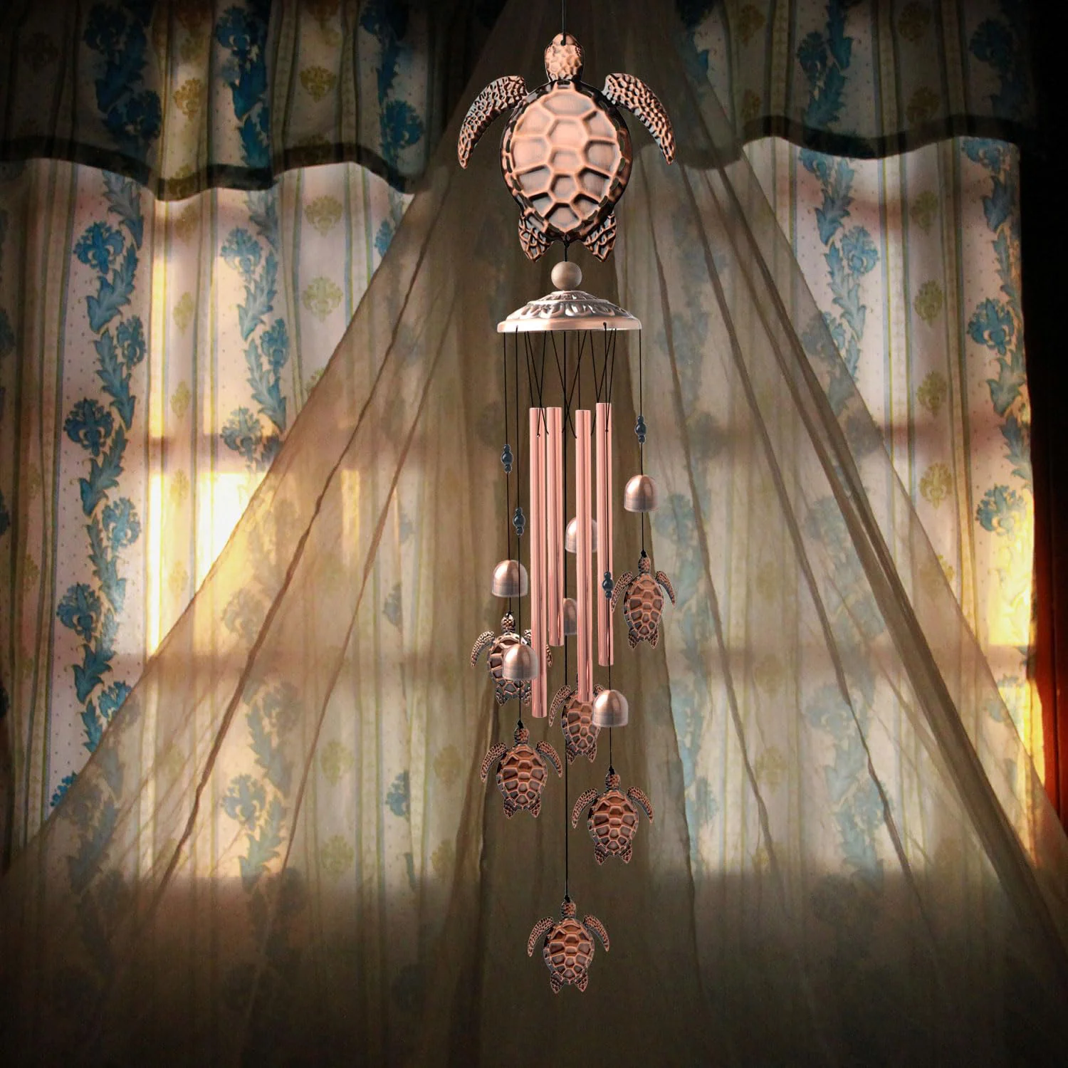 Sea Turtle Wind Chimes Decoration Jhumer / Jummer (1 Set) - Image 3