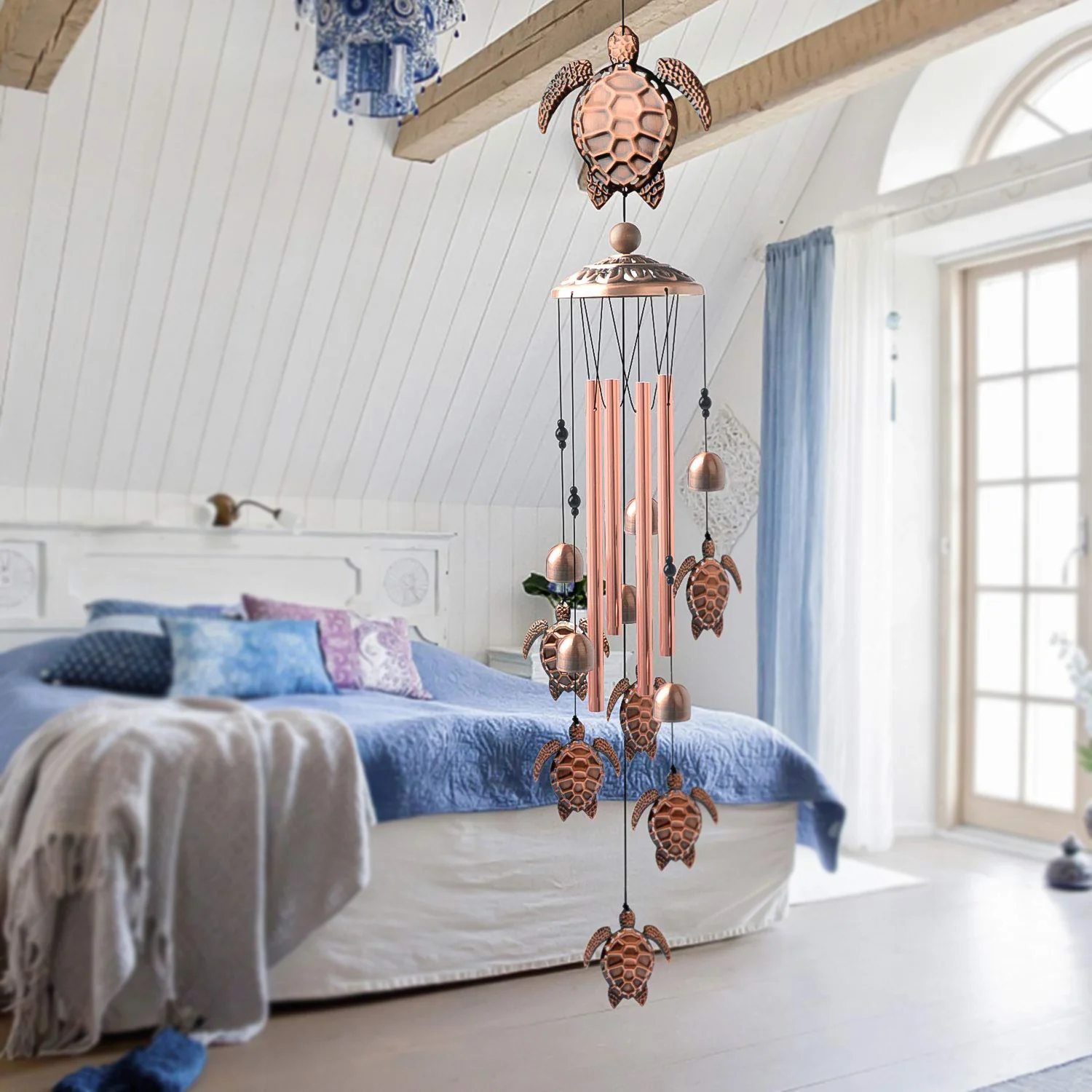 Sea Turtle Wind Chimes Decoration Jhumer / Jummer (1 Set) - Image 4