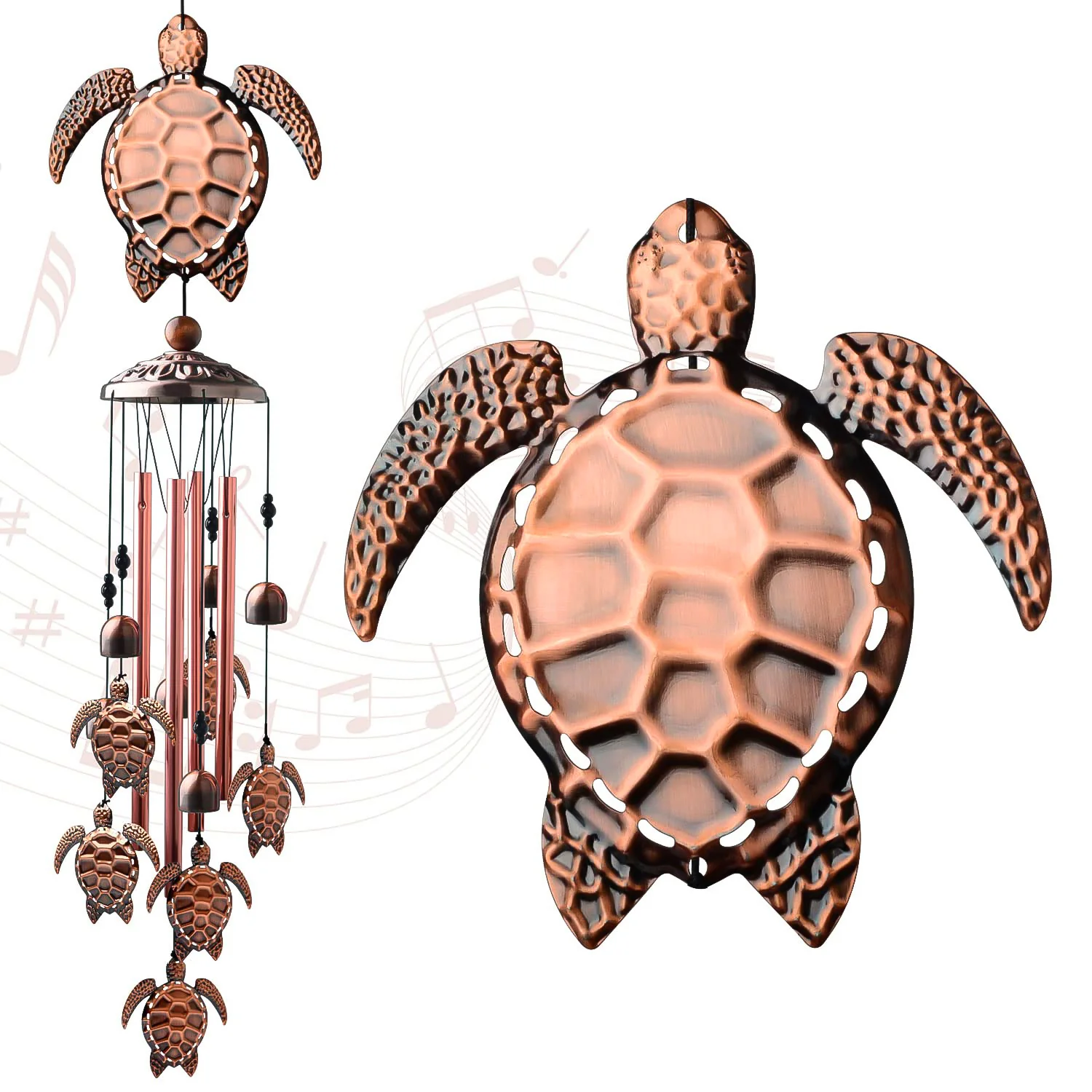 Sea Turtle Wind Chimes Decoration Jhumer / Jummer (1 Set) - Image 5
