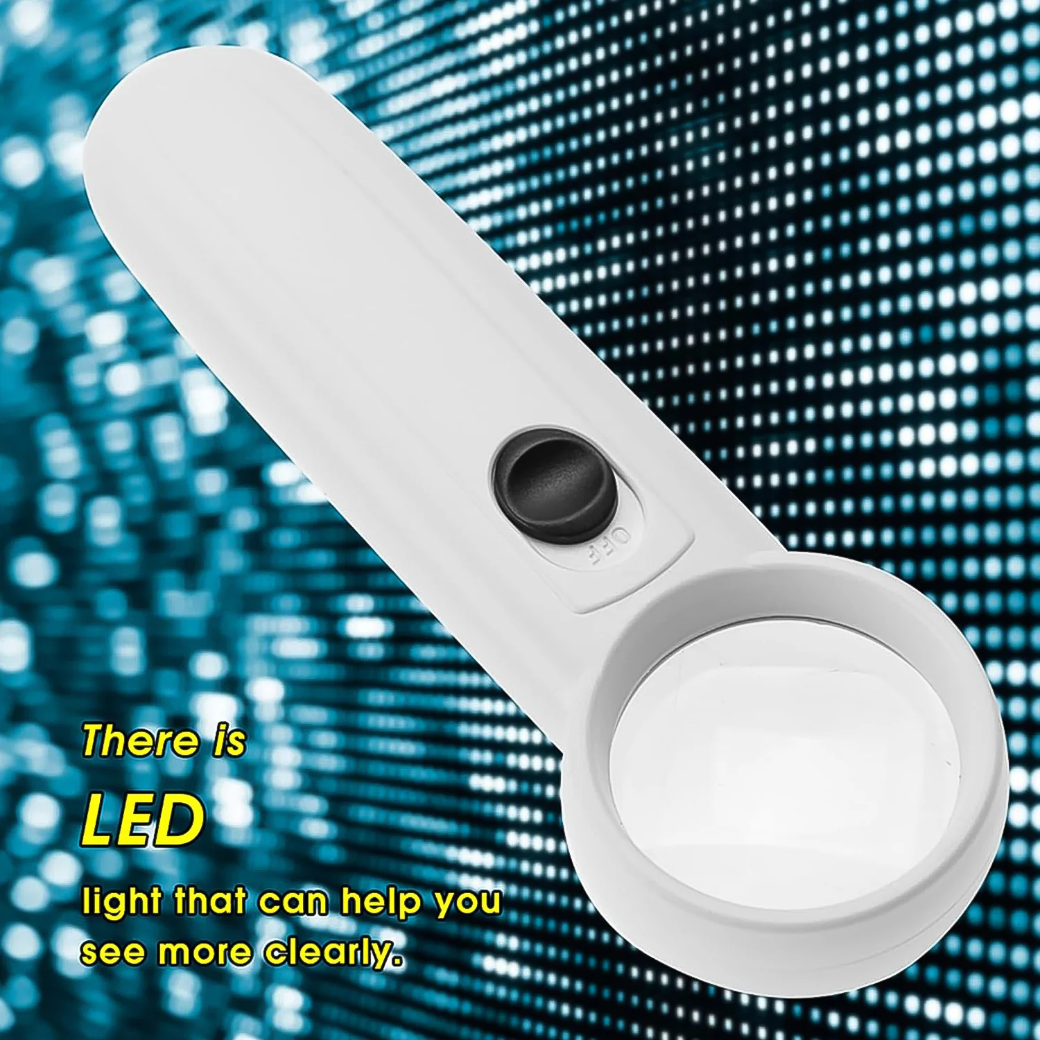 Hand-Held Magnifier with Dual LED Lights (1 Pc / 37MM / Battery not included) - Image 4