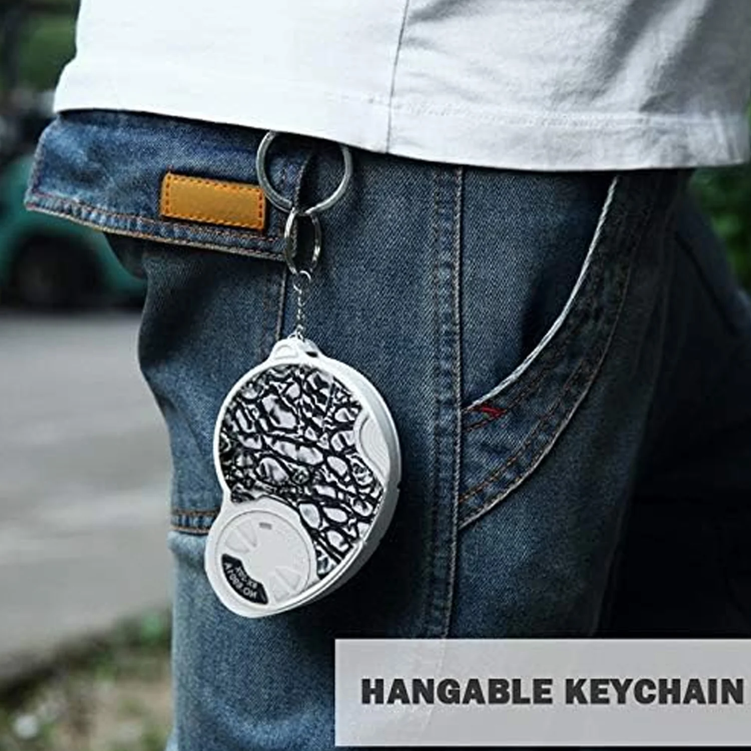 Double-Magnification Led Magnifiers Light Folding Keychain (1 Pc / Mix Color) - Image 6