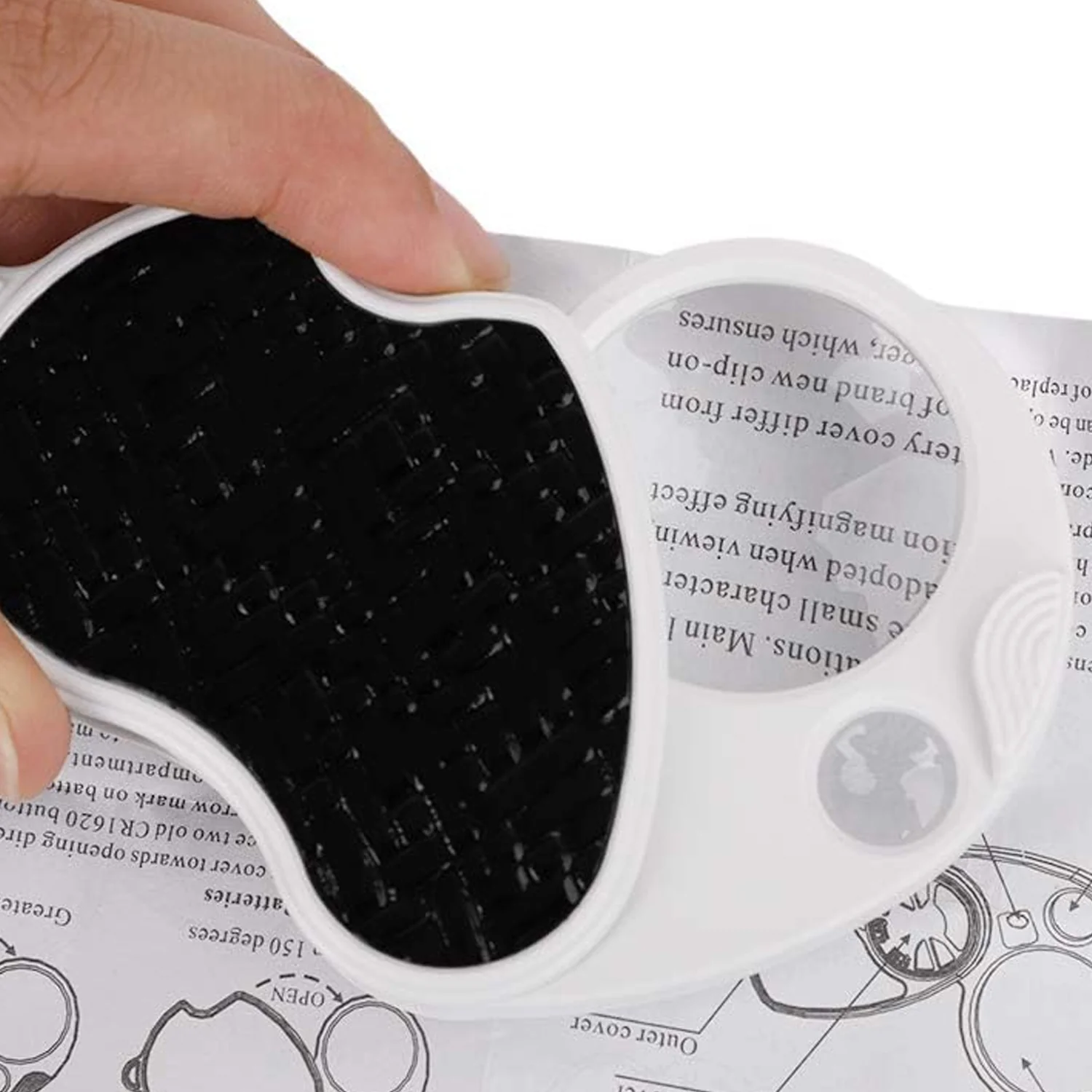 Double-Magnification Led Magnifiers Light Folding Keychain (1 Pc / Mix Color) - Image 9
