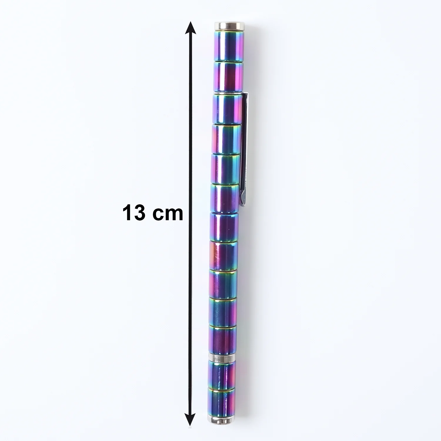 Magnetic Metal Writing Pen with Fidget Spinner Function - 1 Pc - Image 6