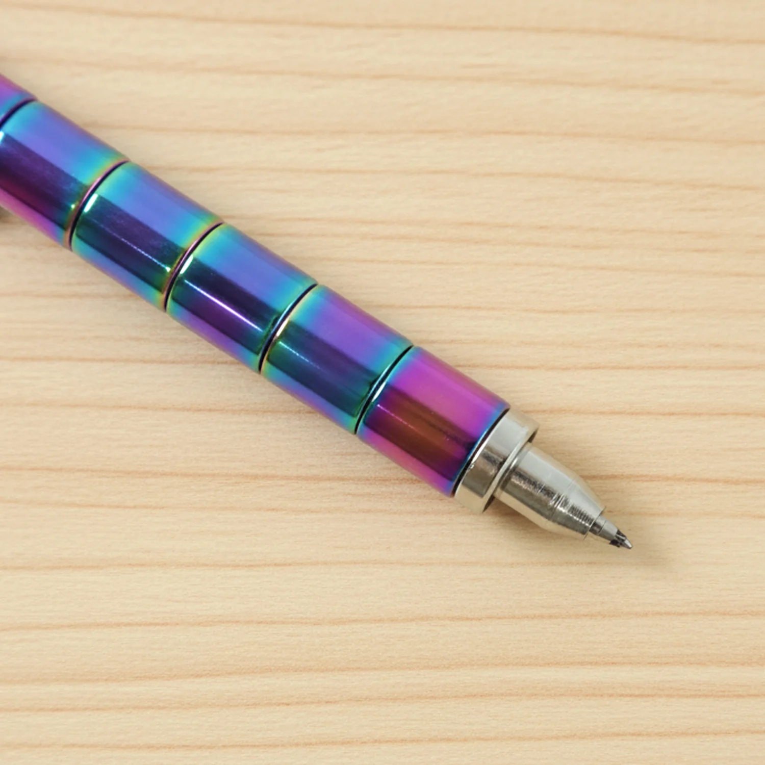 Magnetic Metal Writing Pen with Fidget Spinner Function - 1 Pc - Image 8