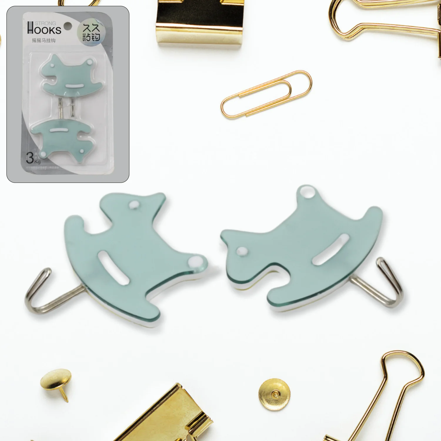 Multipurpose Self-Adhesive hooks (2 Pc Set) - Image 2