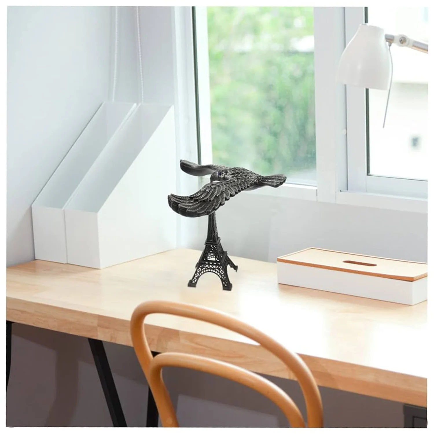 Balancing Bird Metal Eiffel Tower Statue Balance Eagle Toy (1 Set) - Image 8
