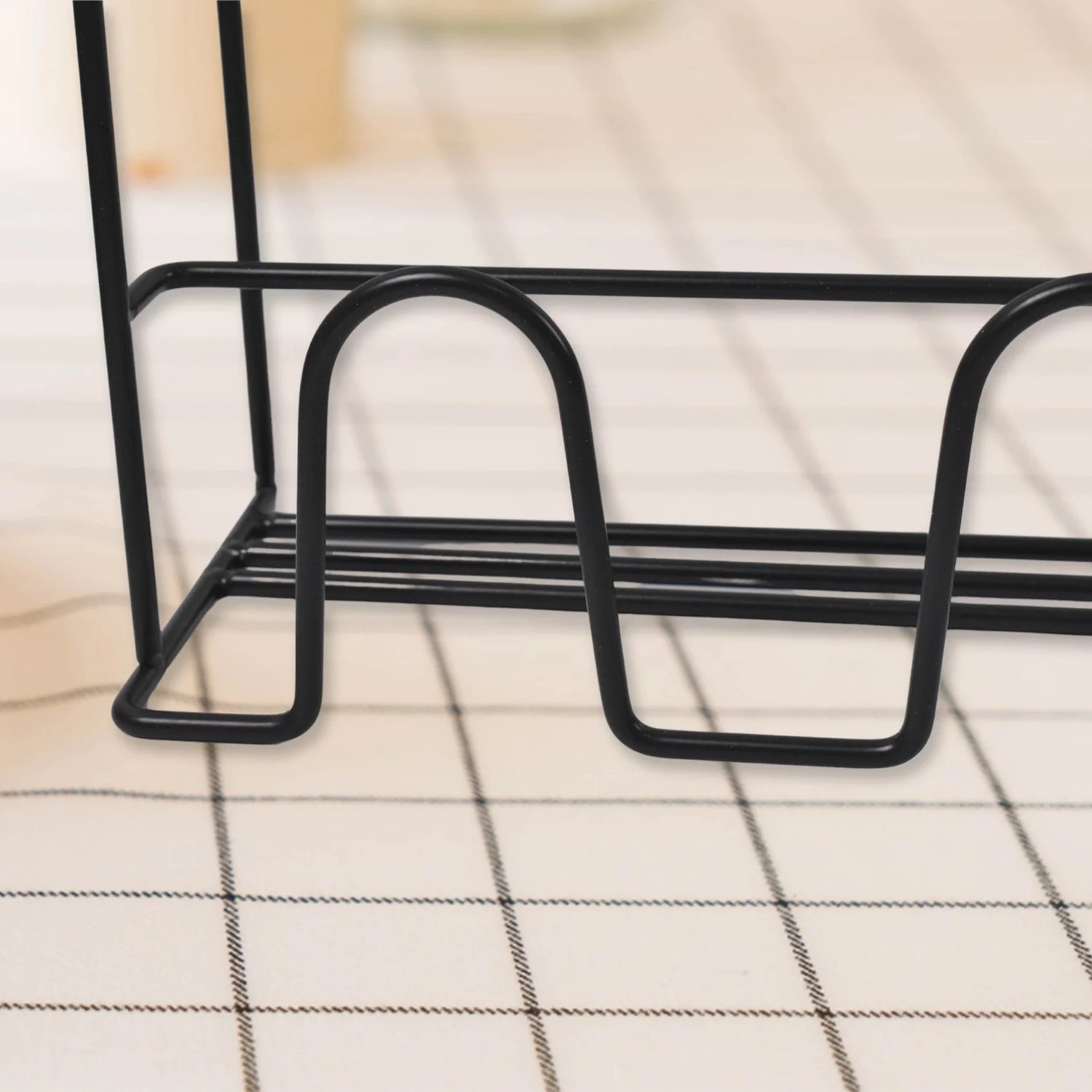 Metal Self Adhesive Multipurpose Kitchen Accessories Organizer Rack Wall (1 Pc) - Image 4