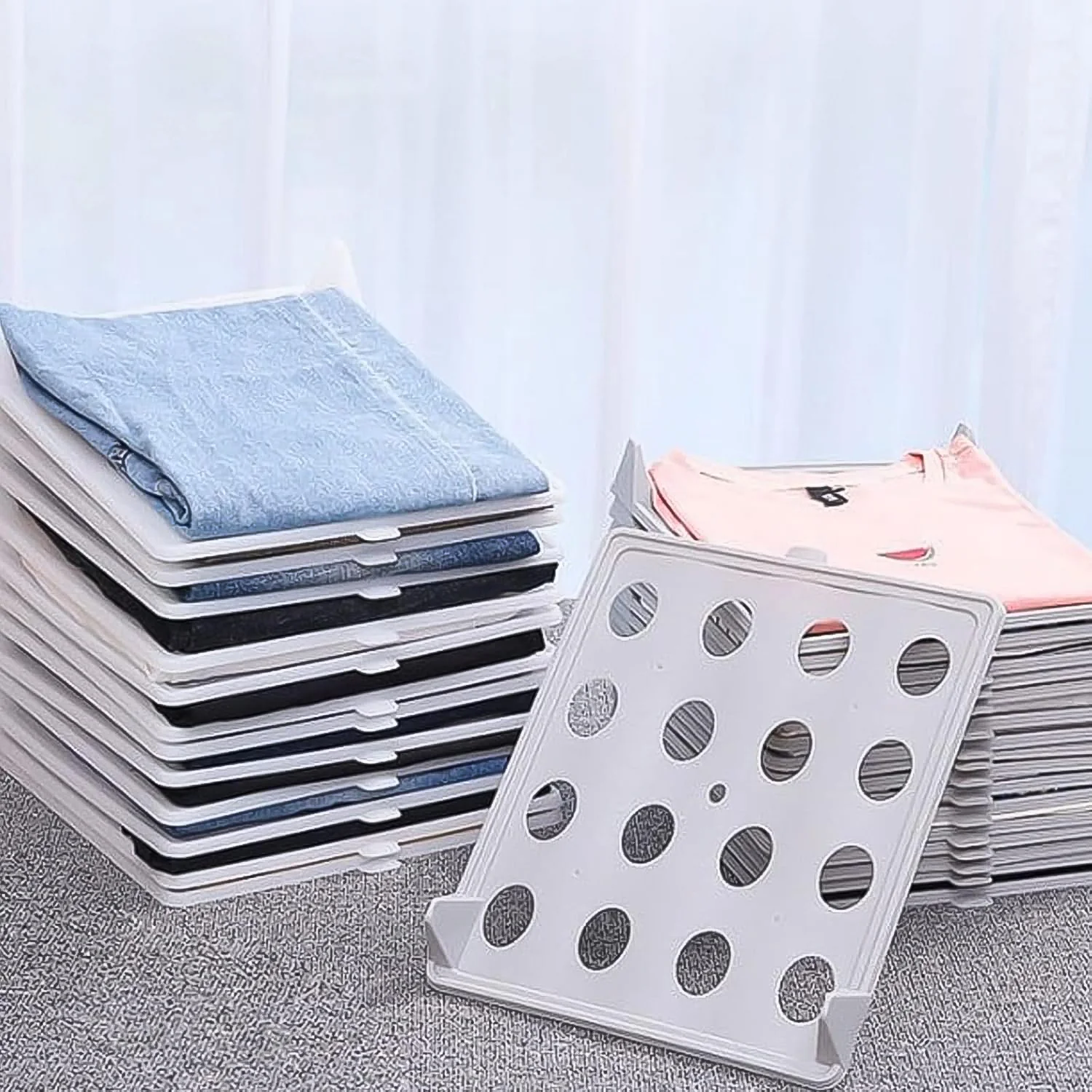 Stackable Shirt Clothes Folding Board (32×26 CM / 1 Pc) - Image 5
