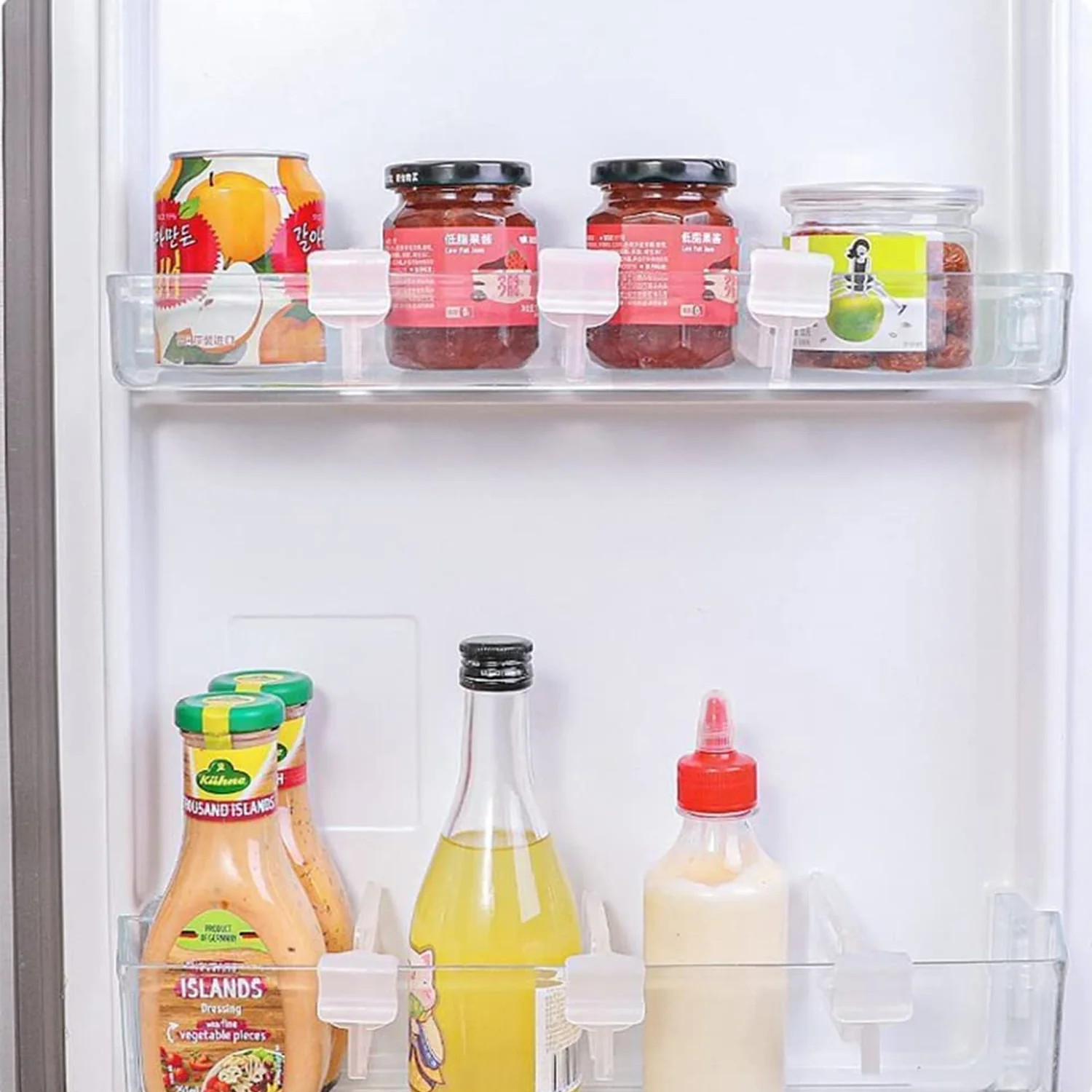 Refrigerator Internal Drawer Shelf Divider Clip (4 Pcs Set) - Image 4