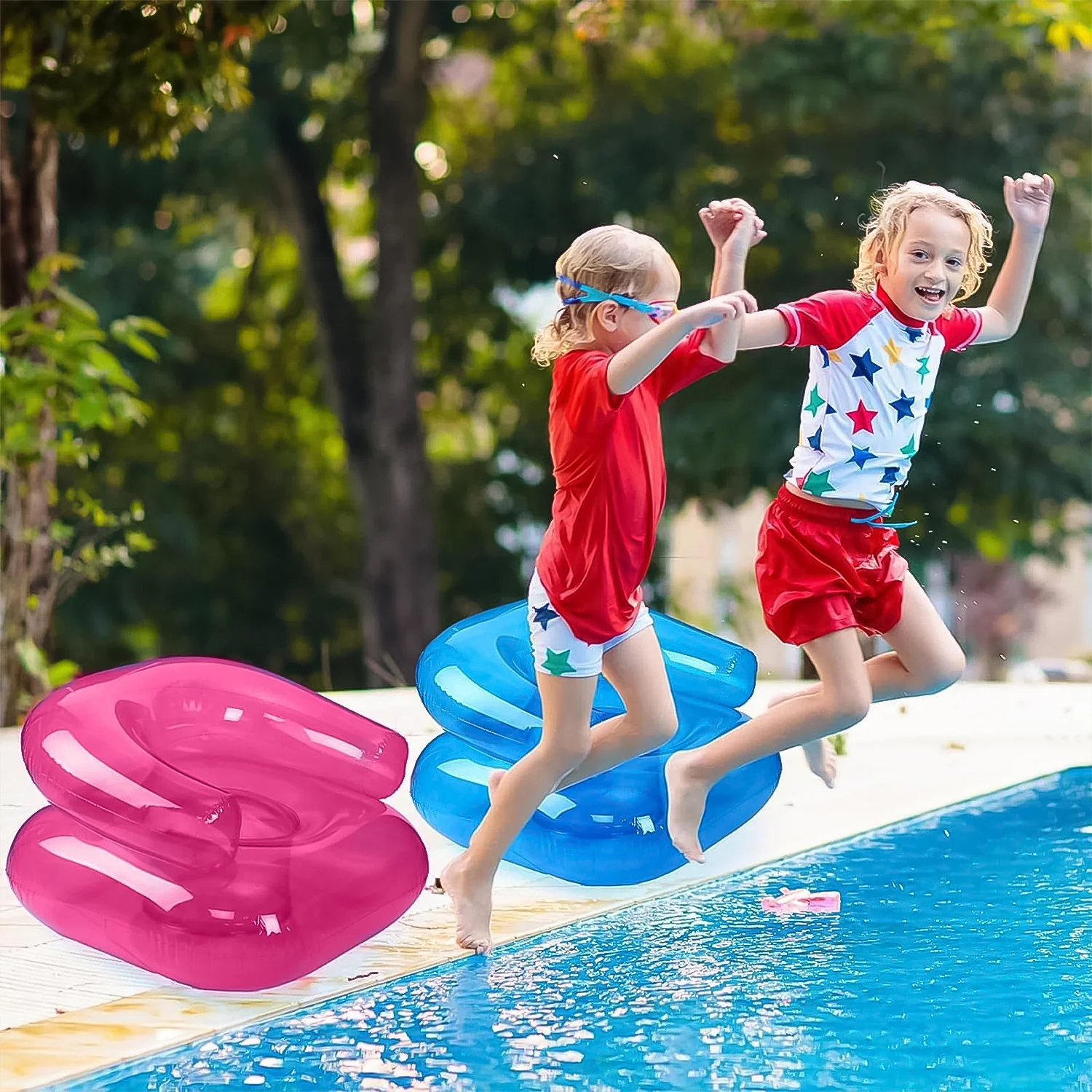 Inflatable Sofa Chair Boys and Girls Suitable for Camping (28 Inch Approx / 1 Set) - Image 8