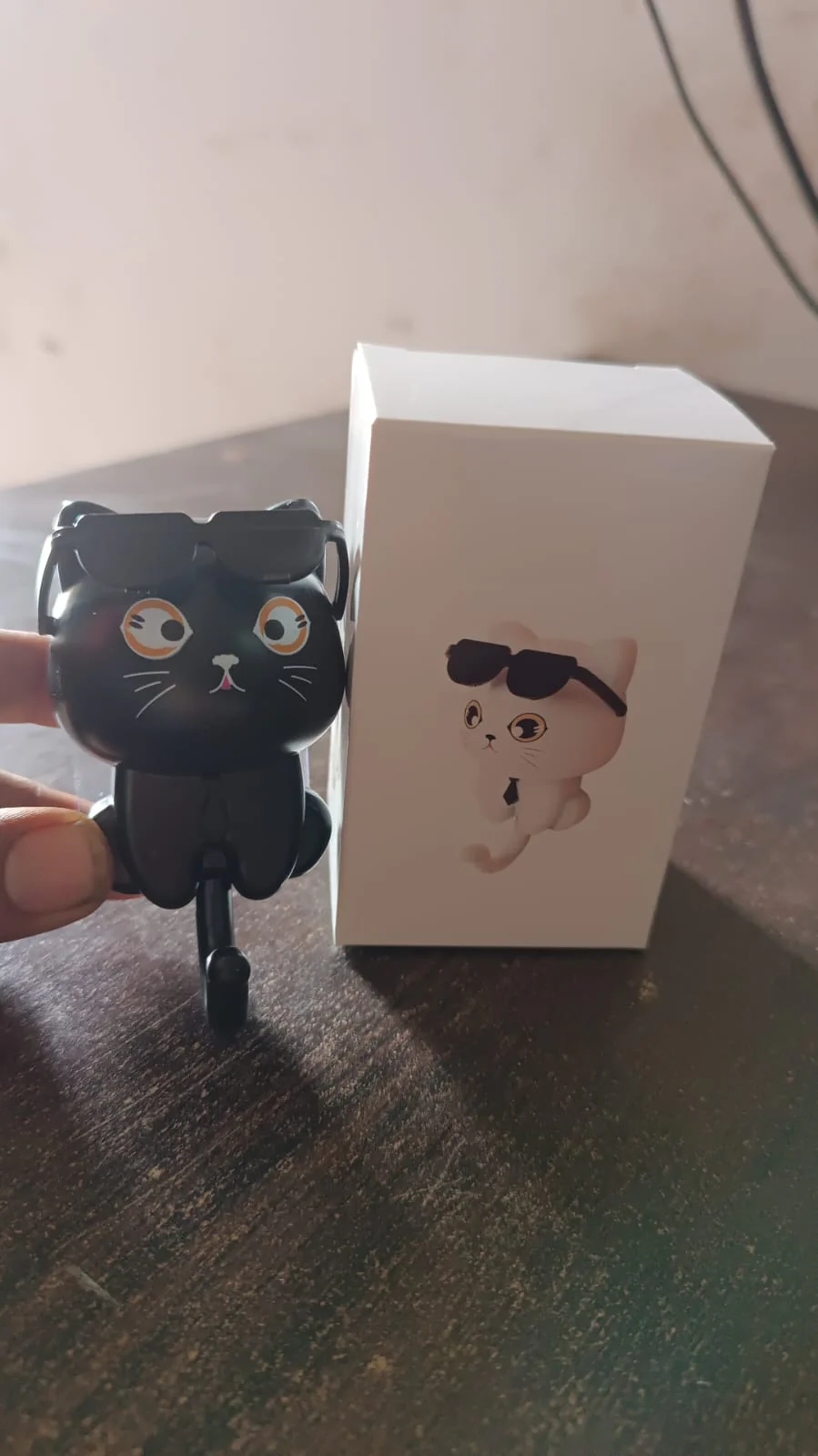 Cat Hook for Wall, Cute Cat Key Hook with Sunglasses (1 Pc) - Image 6