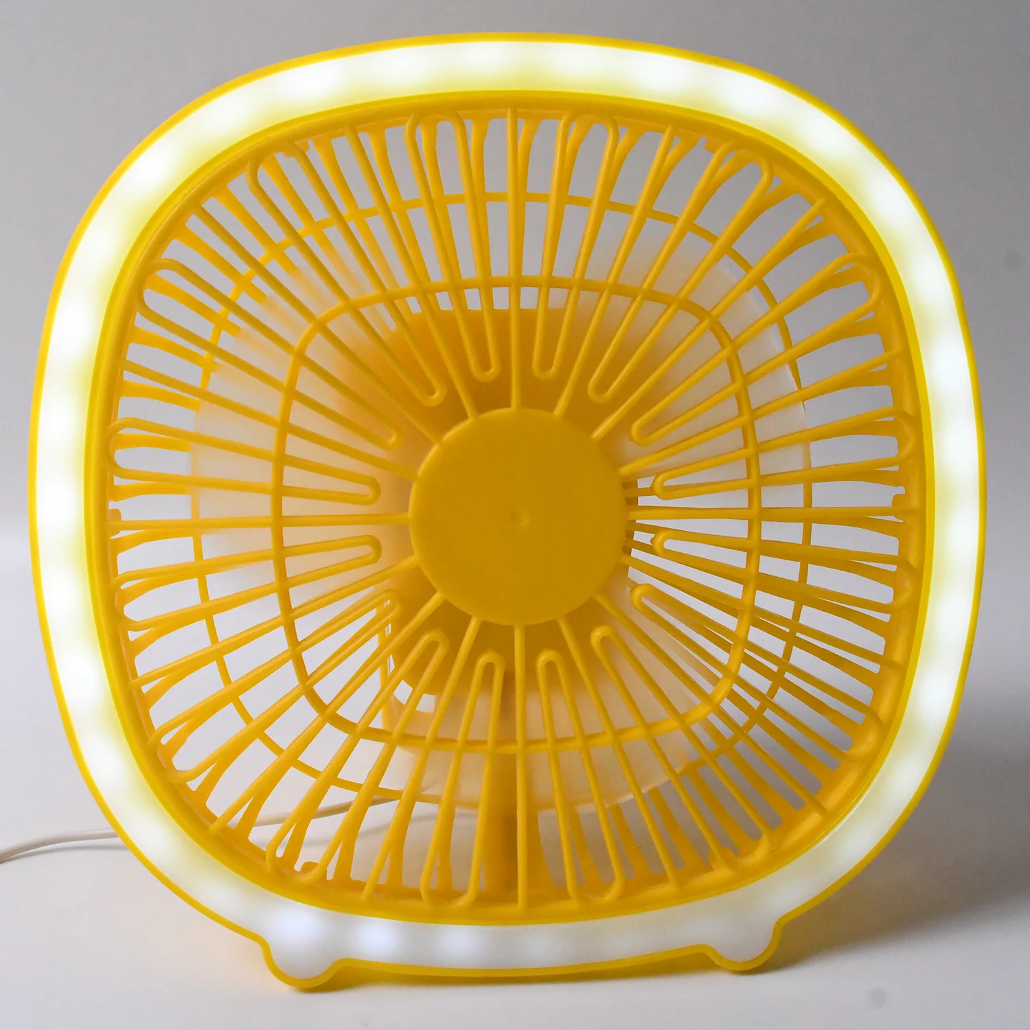 USB PORTABLE MINI DESK FAN WITH LIGHT (1 PC) - Image 4