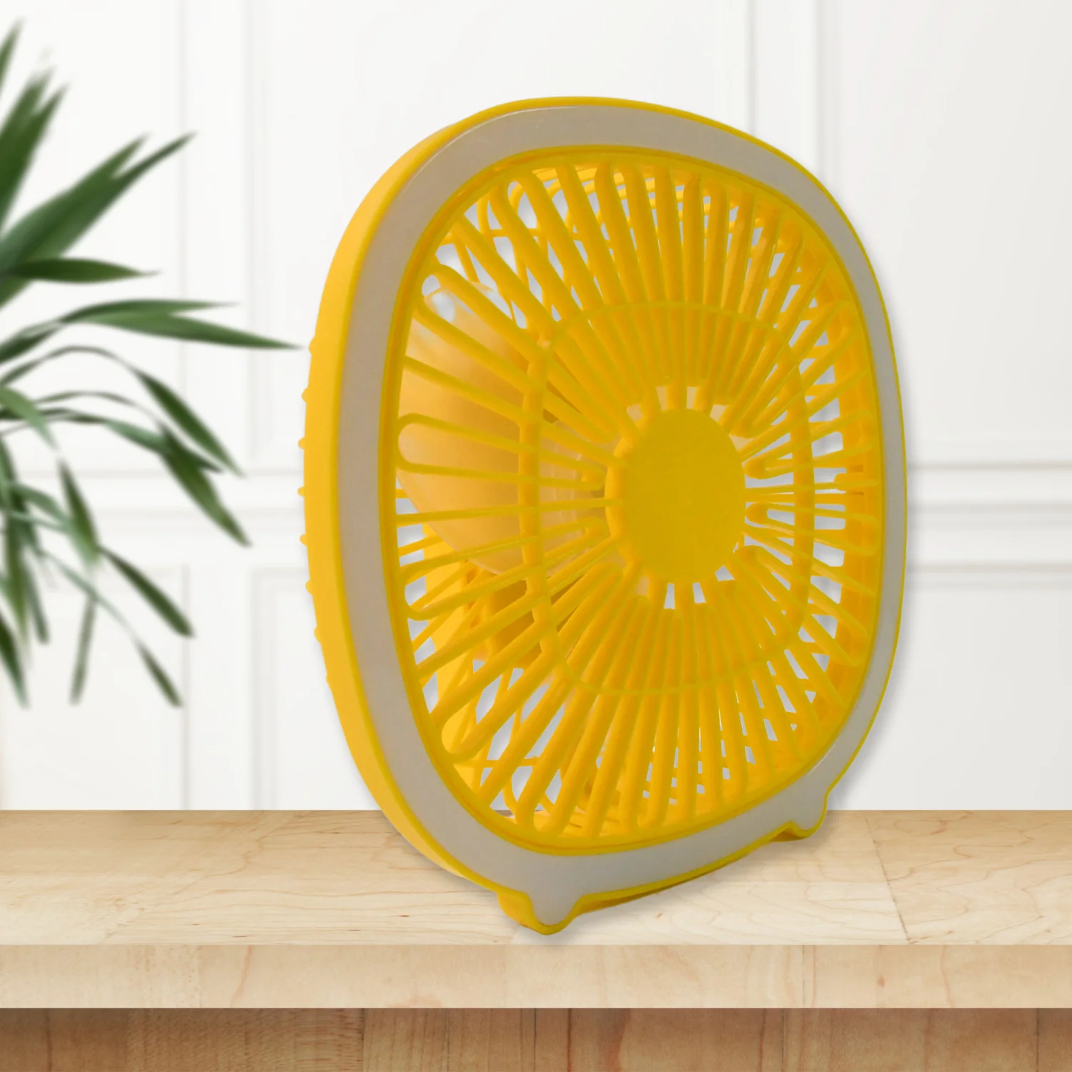 USB PORTABLE MINI DESK FAN WITH LIGHT (1 PC) - Image 5
