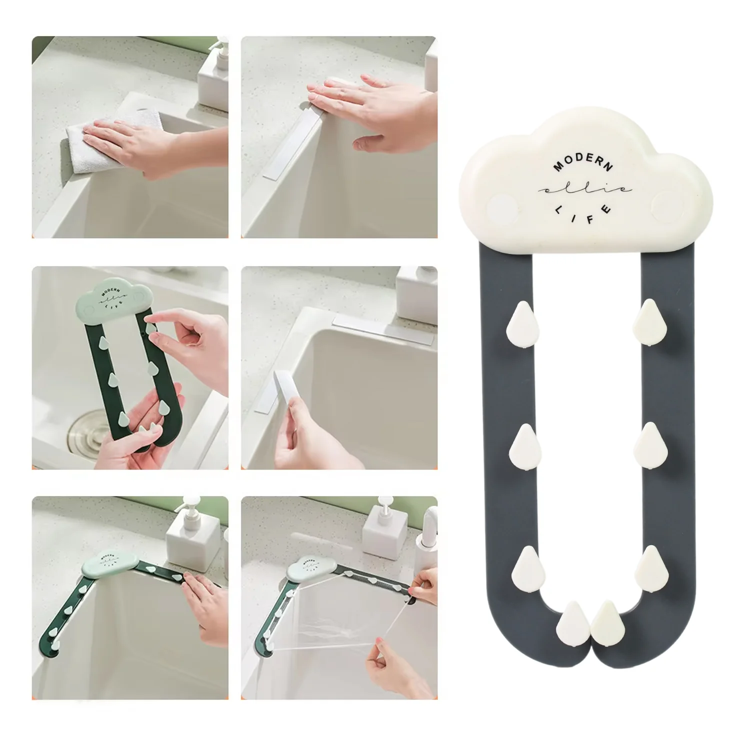 Kitchen Sink Strainer Triangle, Kitchen Sink Filter Triangle Rack (1 Pc) - Image 4