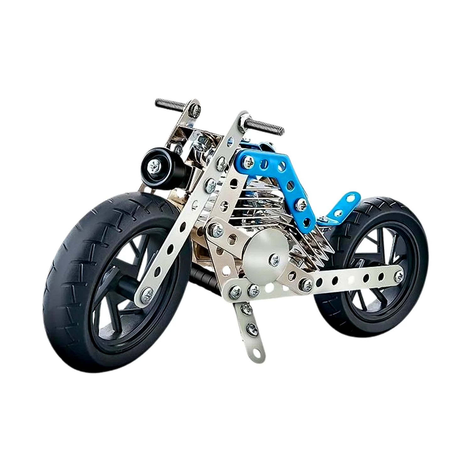 Metal Bike Creative Mechanical Construction Engineering Kit 140 Part Bike Tool - Image 5