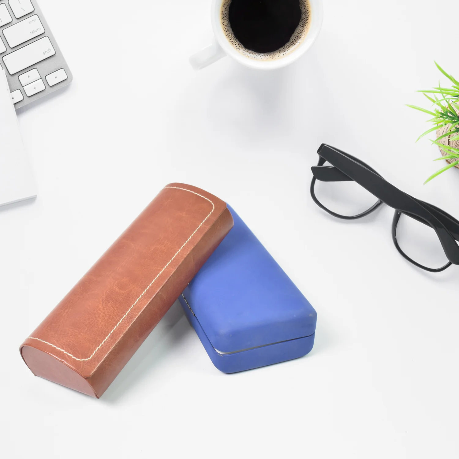 Glasses Case Eyeglasses Holder Storage Box (1 Pc / Mix color & Design) - Image 6