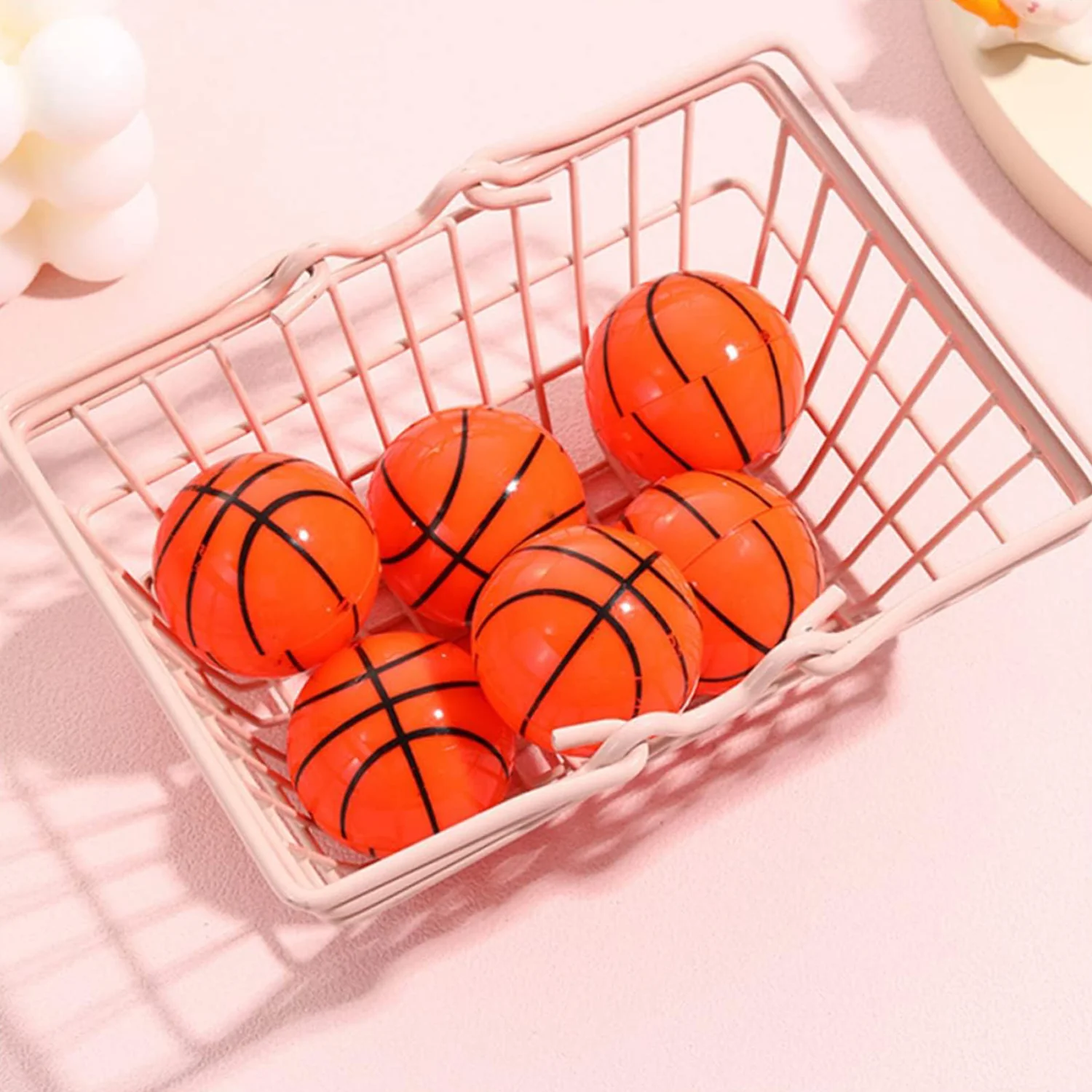 Round Basketball Shaped Pencil Sharpener (1 Pc) - Image 3