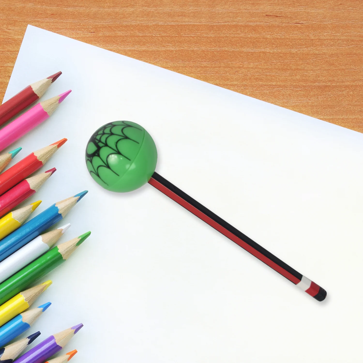 Round Shape Mix Design Pencil Sharpener (1 Pc / Round Shape Mix Design) - Image 4