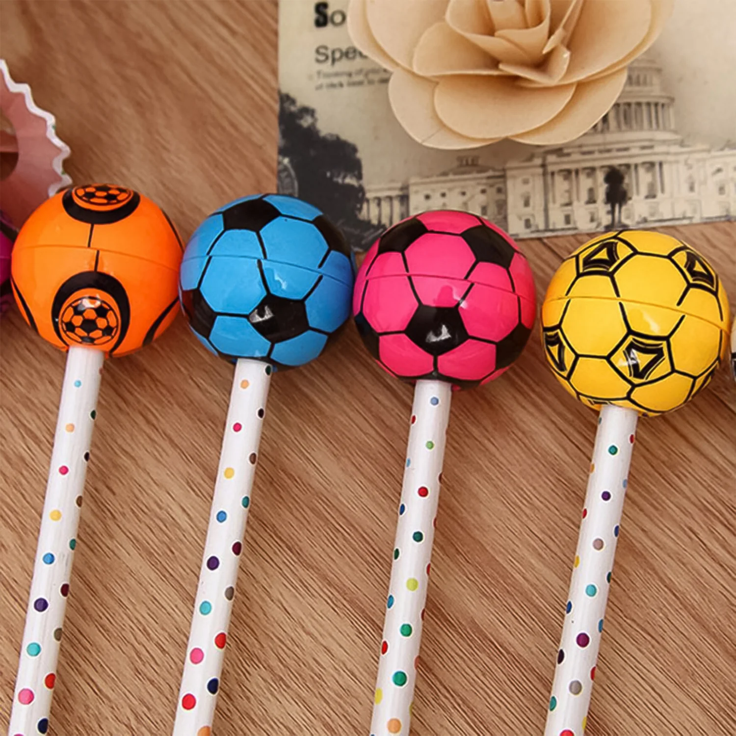 Round Shape Mix Design Pencil Sharpener (1 Pc / Round Shape Mix Design) - Image 7