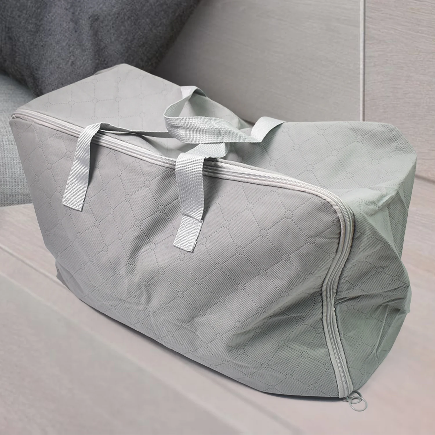 Multi-Purpose Large Capacity Bag with Zip Closure (55×35 CM / 1 Pc) - Image 3