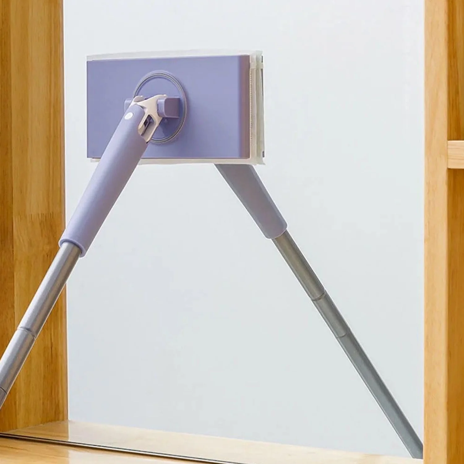Automatic Cloth Changing Mini Mop with Push Pull Cloth Changing Handle (1 Pc) - Image 11