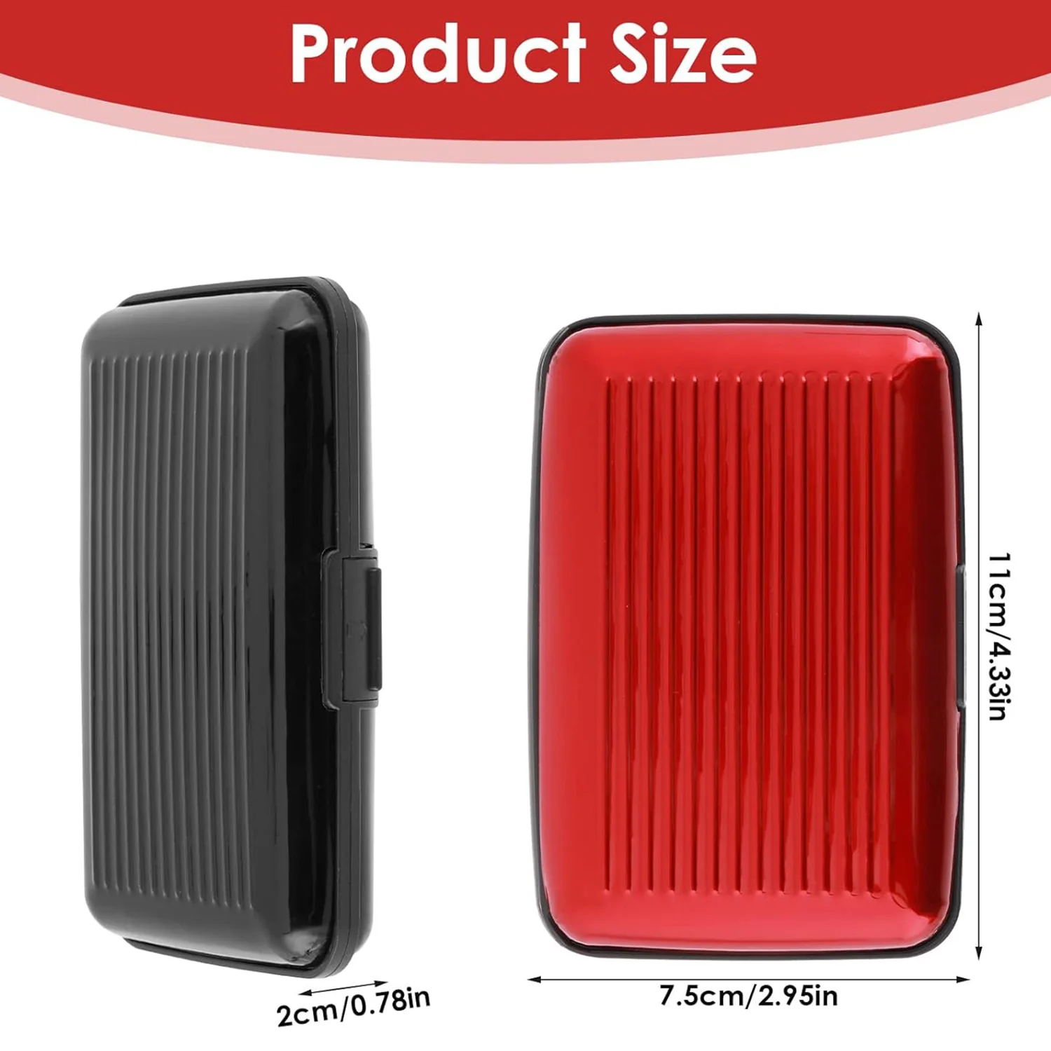 Plastic cardholder Waterproof Card Case (1 Pc) - Image 6