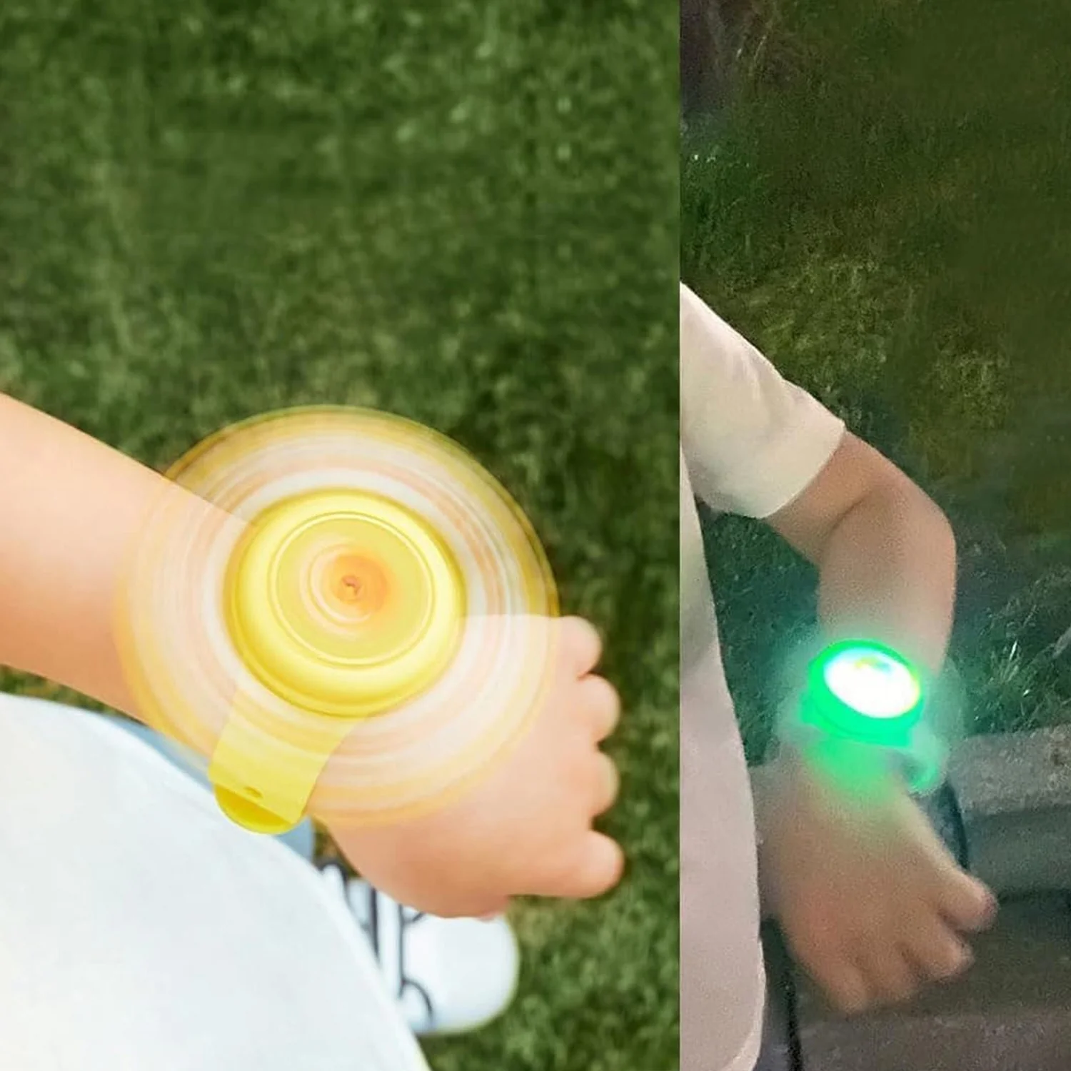 LED Light & Spinning Slap Kids Cartoon Bracelet Wrist Band (1 Pc / Mix Design) - Image 4
