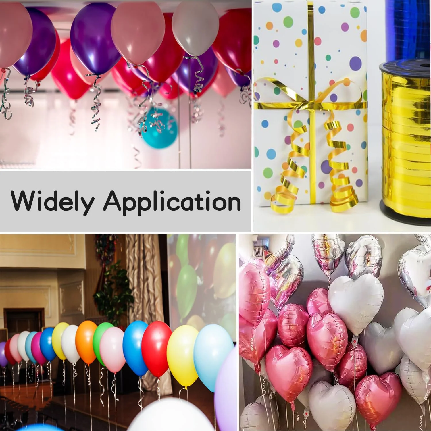 Decoration Balloon Ribbon, Smooth Ribbon for Party Decoration (36 Pcs Set) - Image 11