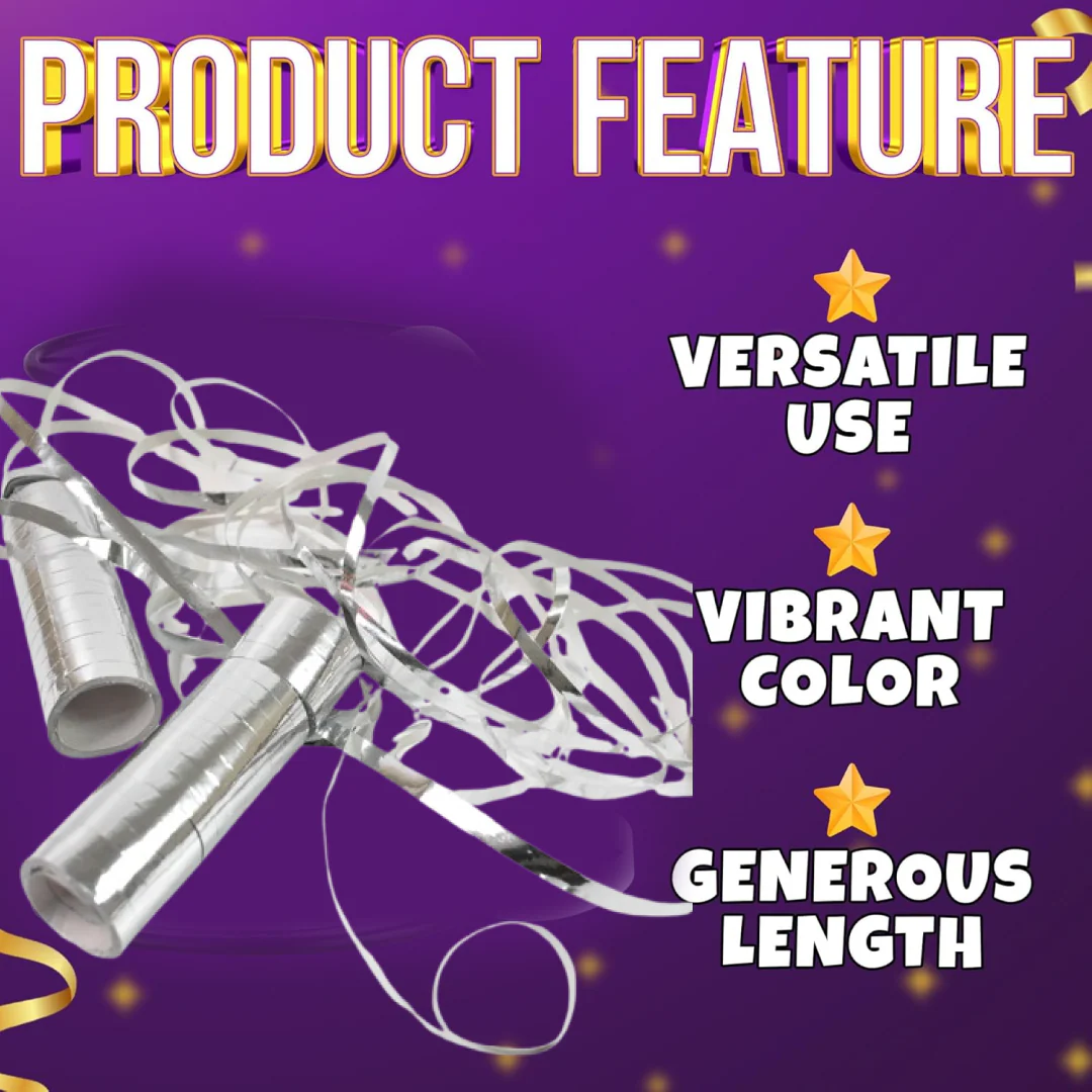 Decoration Balloon Ribbon, Smooth Ribbon for Party Decoration (36 Pcs Set) - Image 4