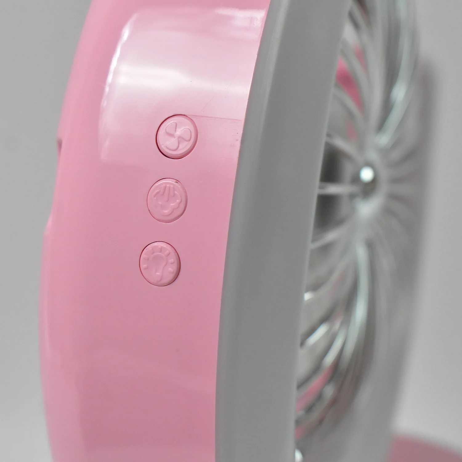 Desktop Fan - Camping Fan LED Light, Humidifying Fan (1 Pc / Plug & Play Fan) - Image 4