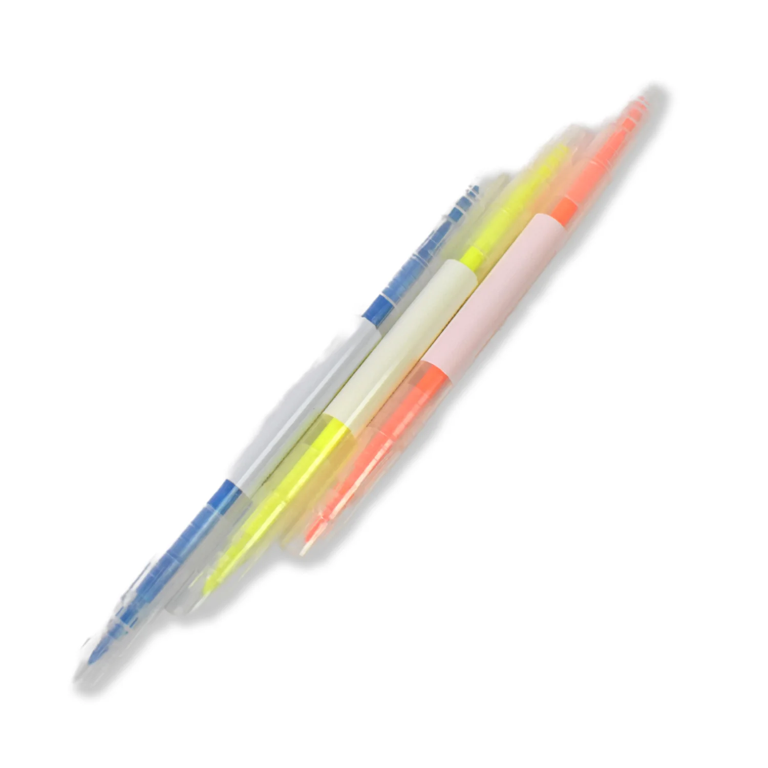 Dual-Headed Highlighter 3 Colors Double head Highlighter Pen (3 Pcs Set) - Image 5