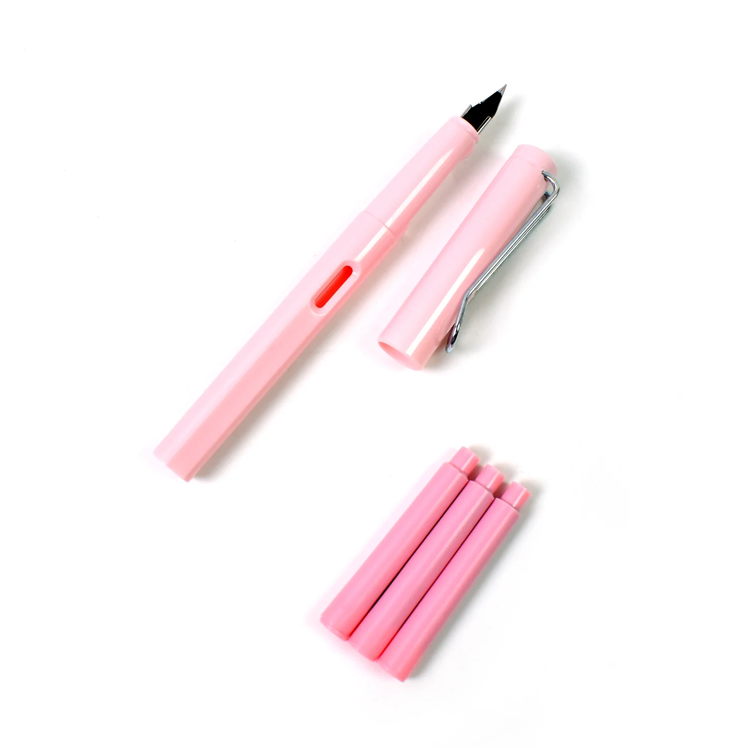 Fountain Blue Pen With 3 Refills (1 Set) - Image 5