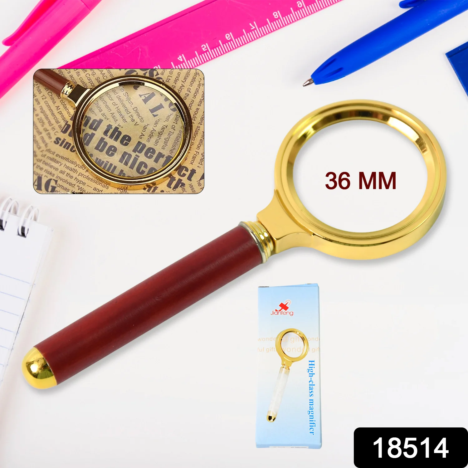Magnifying Glass Handheld Magnifier (36 MM / 1 Pc) - Image 2