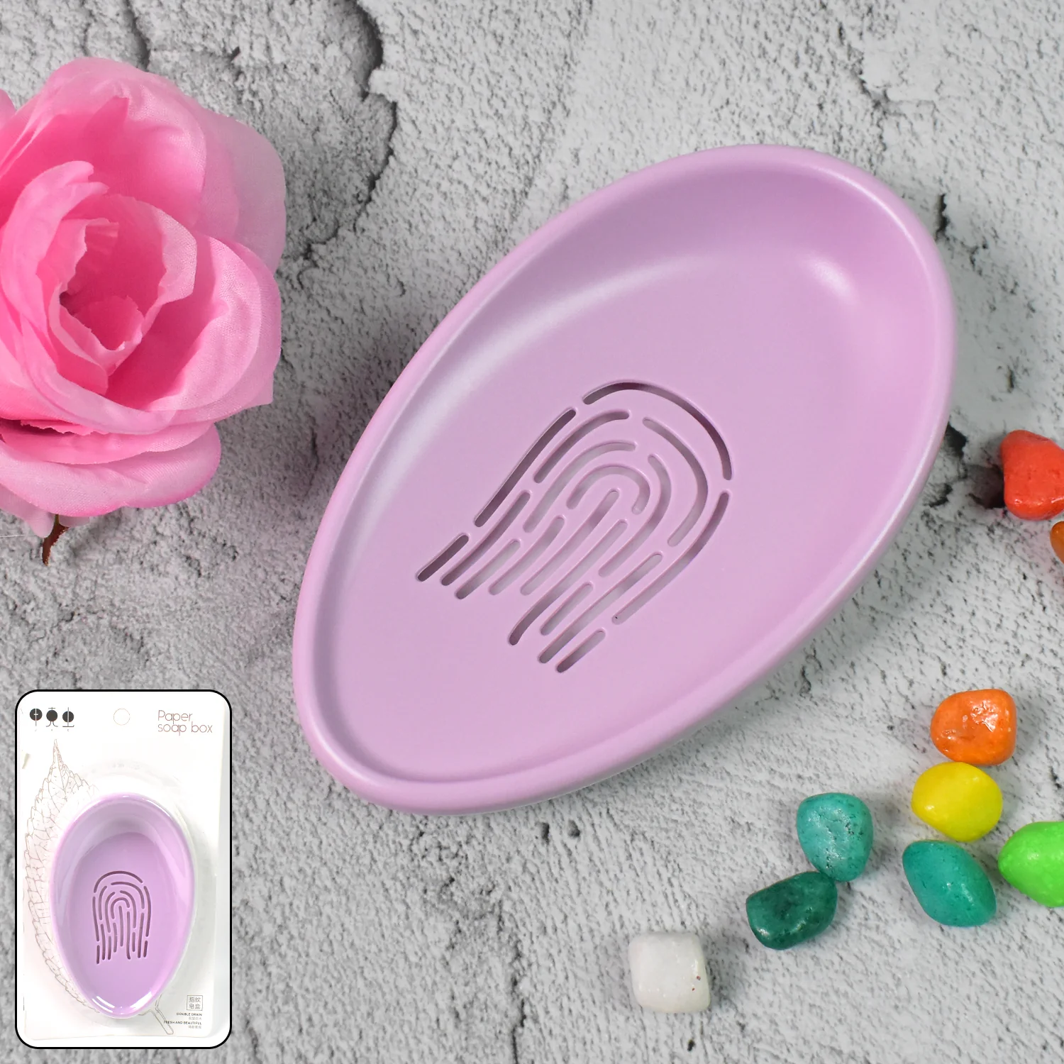 Plastic Soap Dish with Drain, Soap Holder Double-layer ,Sabudani (1 Pc) - Image 6