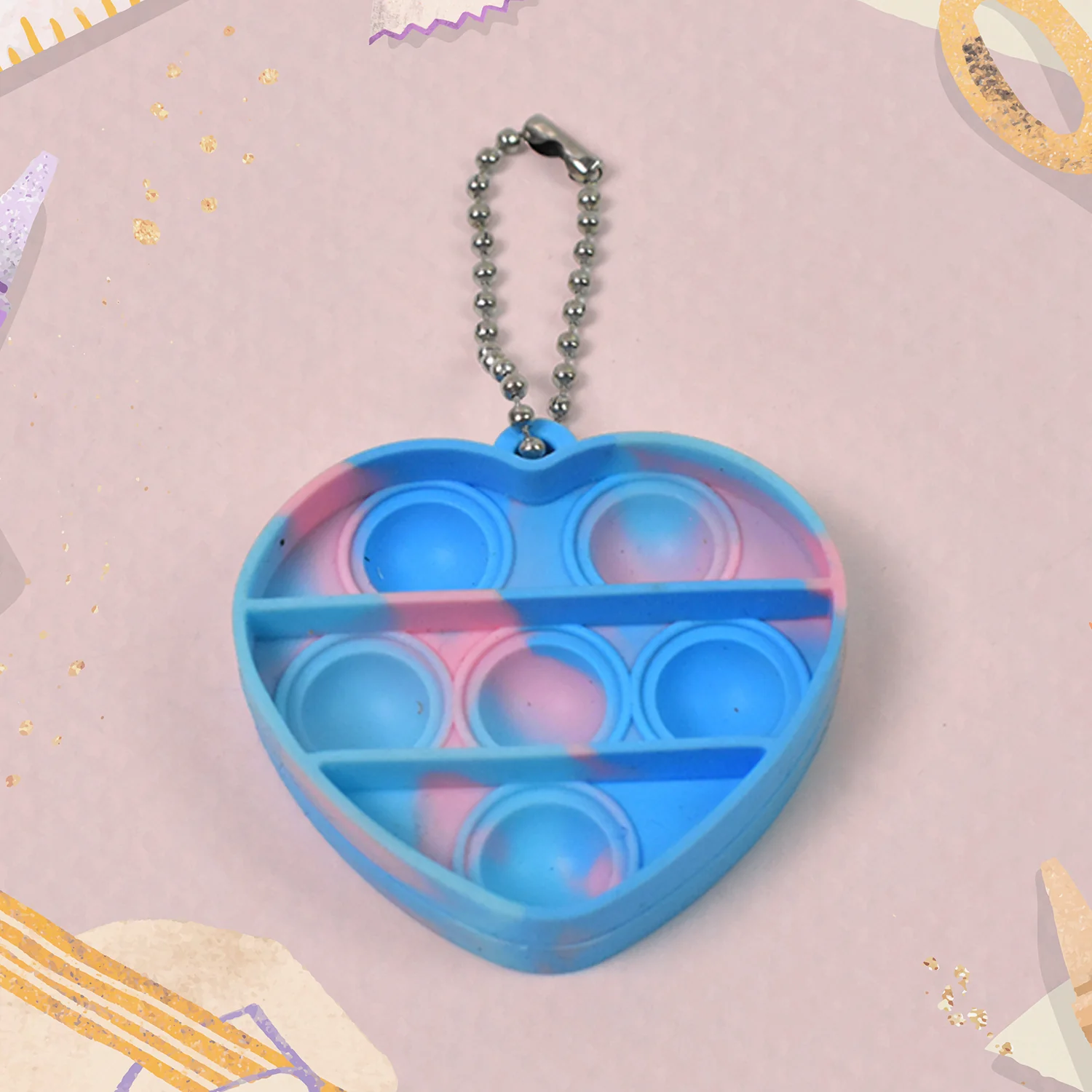Fidget Toys for Kids Mini  Keychain (1 Pc / Mix Color & Design) - Image 4