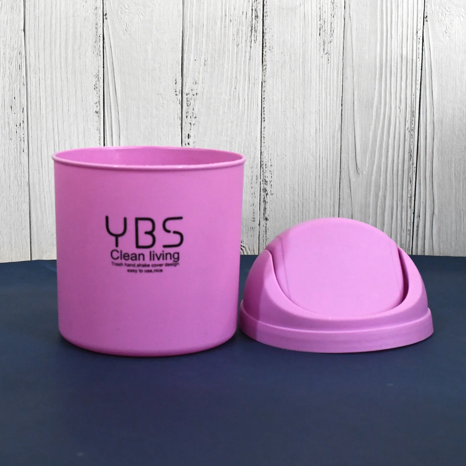 Mini Trash Can with Lid Small Tiny Trash Bin (18x13 Cm / 1 Pc) - Image 5