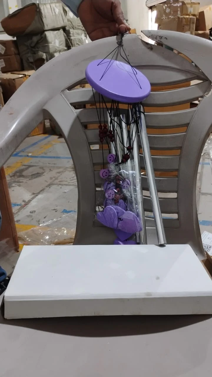 Smiley and Hearts Love Wind Chime (1 Pc) - Image 7