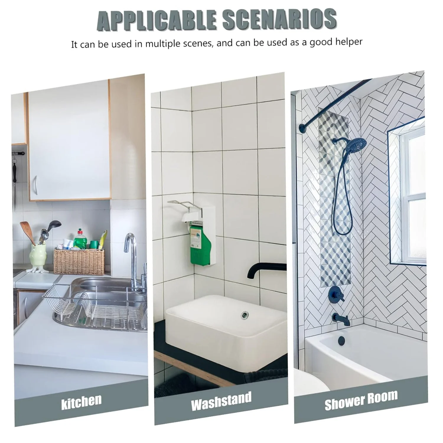 Drain Bag Draining Bracket Sponge Storage Rack Plastic Storage Holder (1 Pc) - Image 3