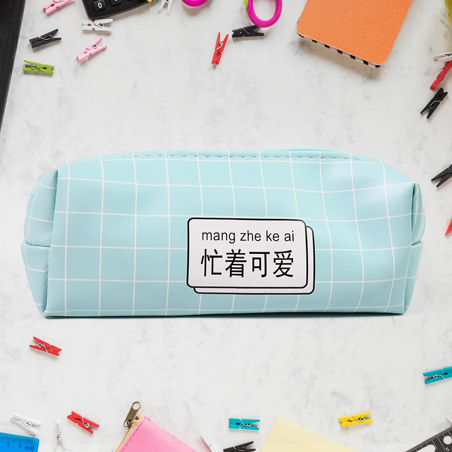 Cute Pencil Pouch Pencil Case Waterproof Stationery Bag (1 Pc) - Image 6