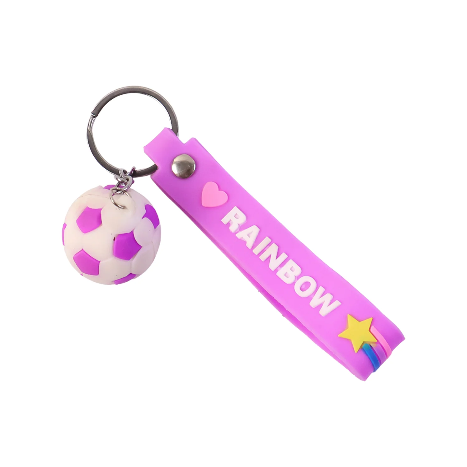 Cute Silicone 3D Key Chain with Metal Hook & Strap (Pack of 1) - Image 5