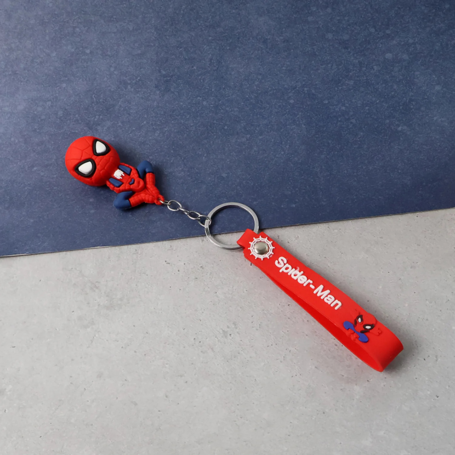 Cute Cartoon Silicone 3D Key Chain with Metal Hook & Strap (Pack of 1) - Image 4