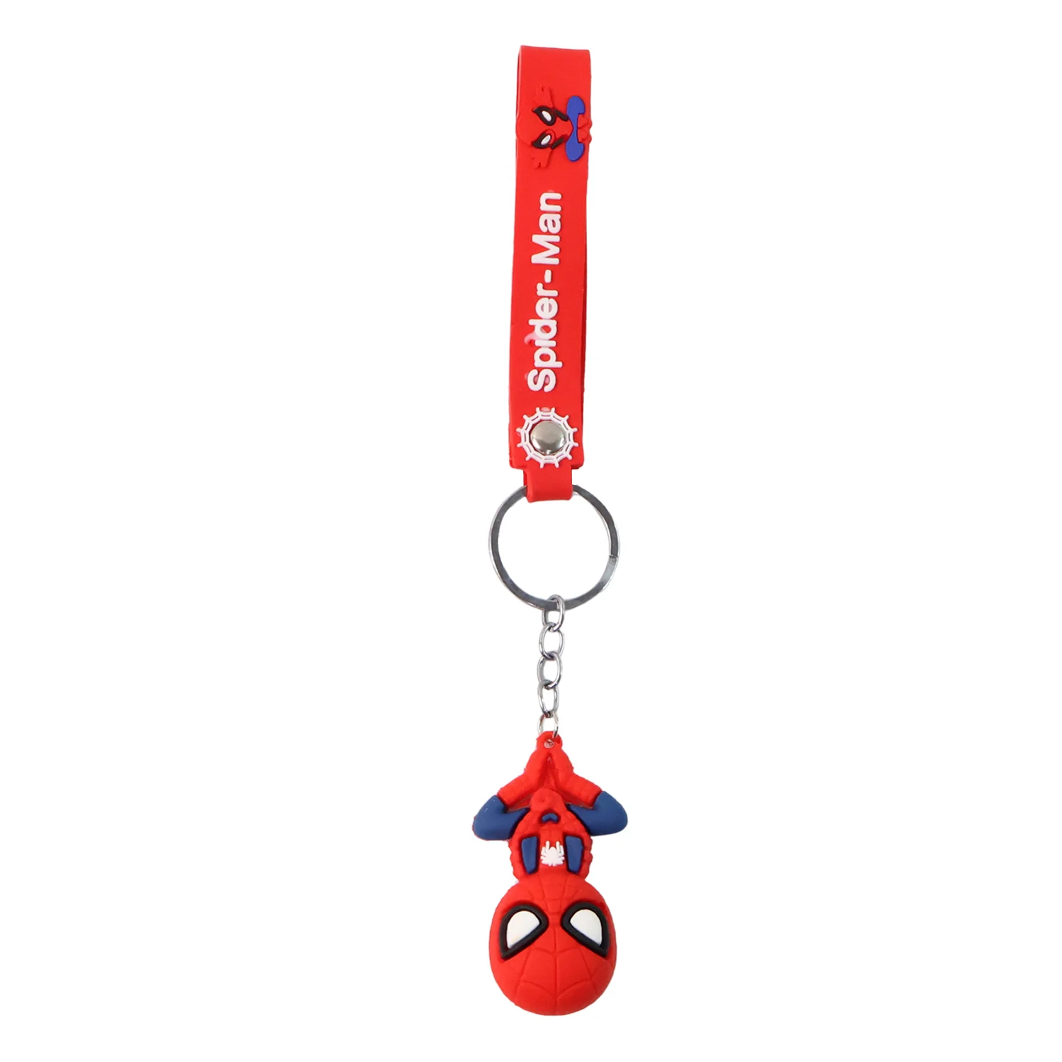 Cute Cartoon Silicone 3D Key Chain with Metal Hook & Strap (Pack of 1) - Image 5