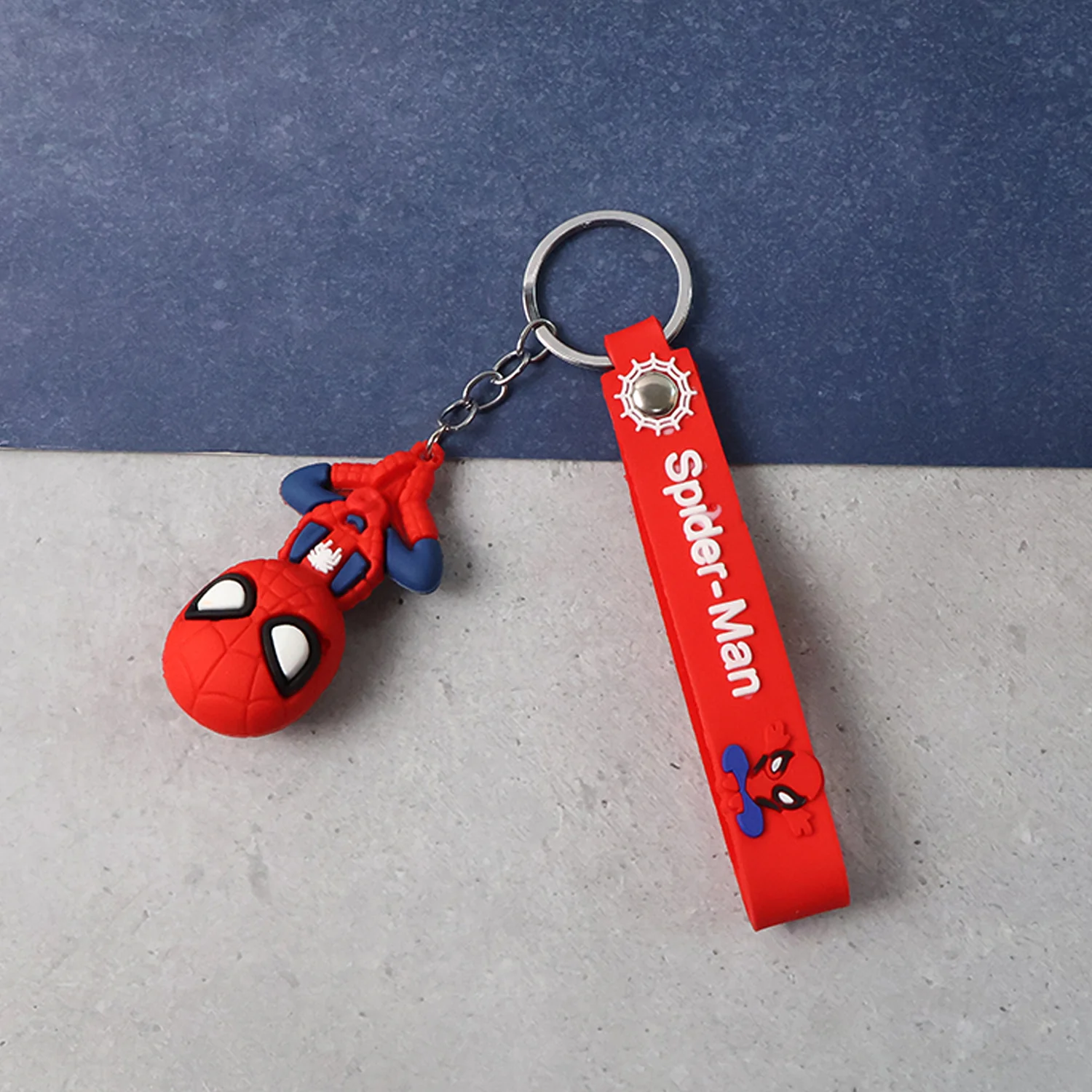Cute Cartoon Silicone 3D Key Chain with Metal Hook & Strap (Pack of 1) - Image 6