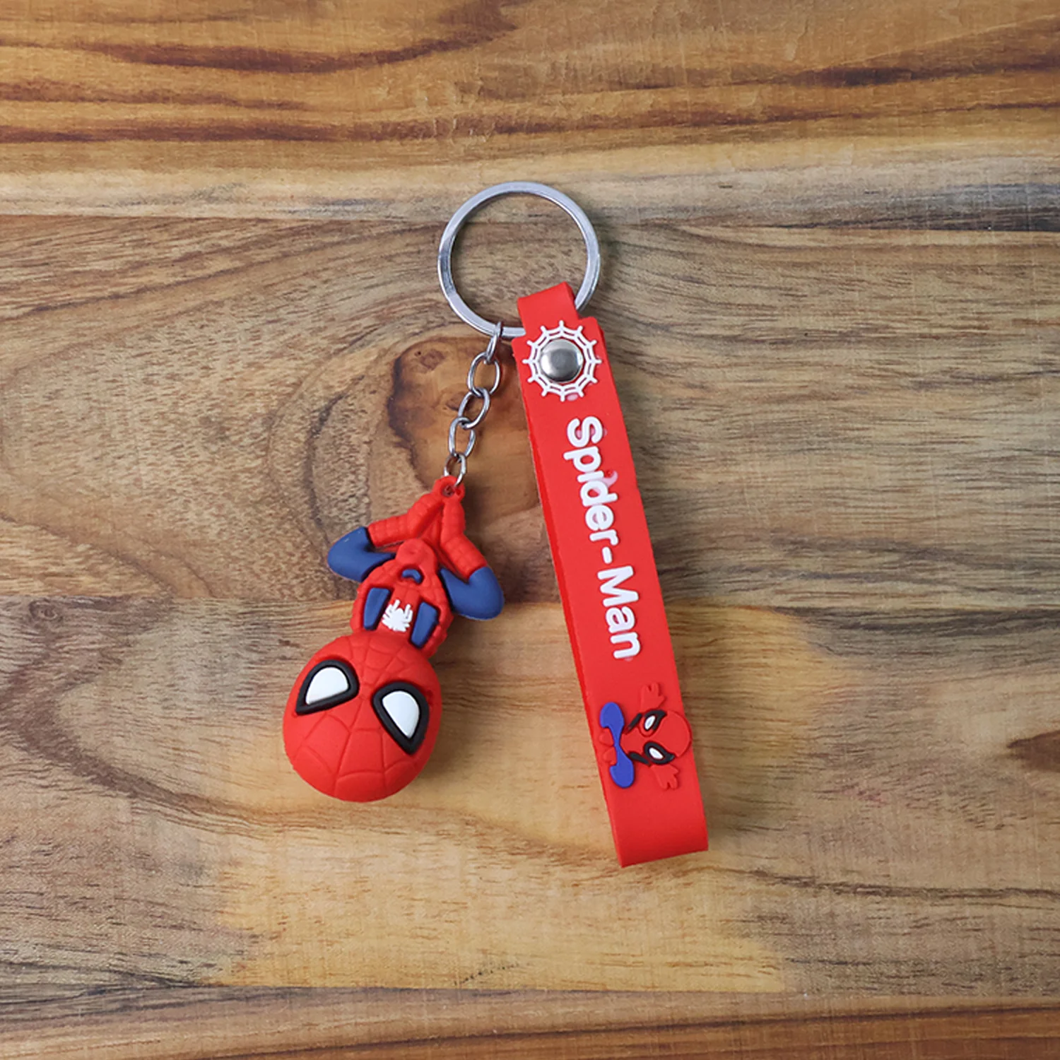 Cute Cartoon Silicone 3D Key Chain with Metal Hook & Strap (Pack of 1) - Image 7