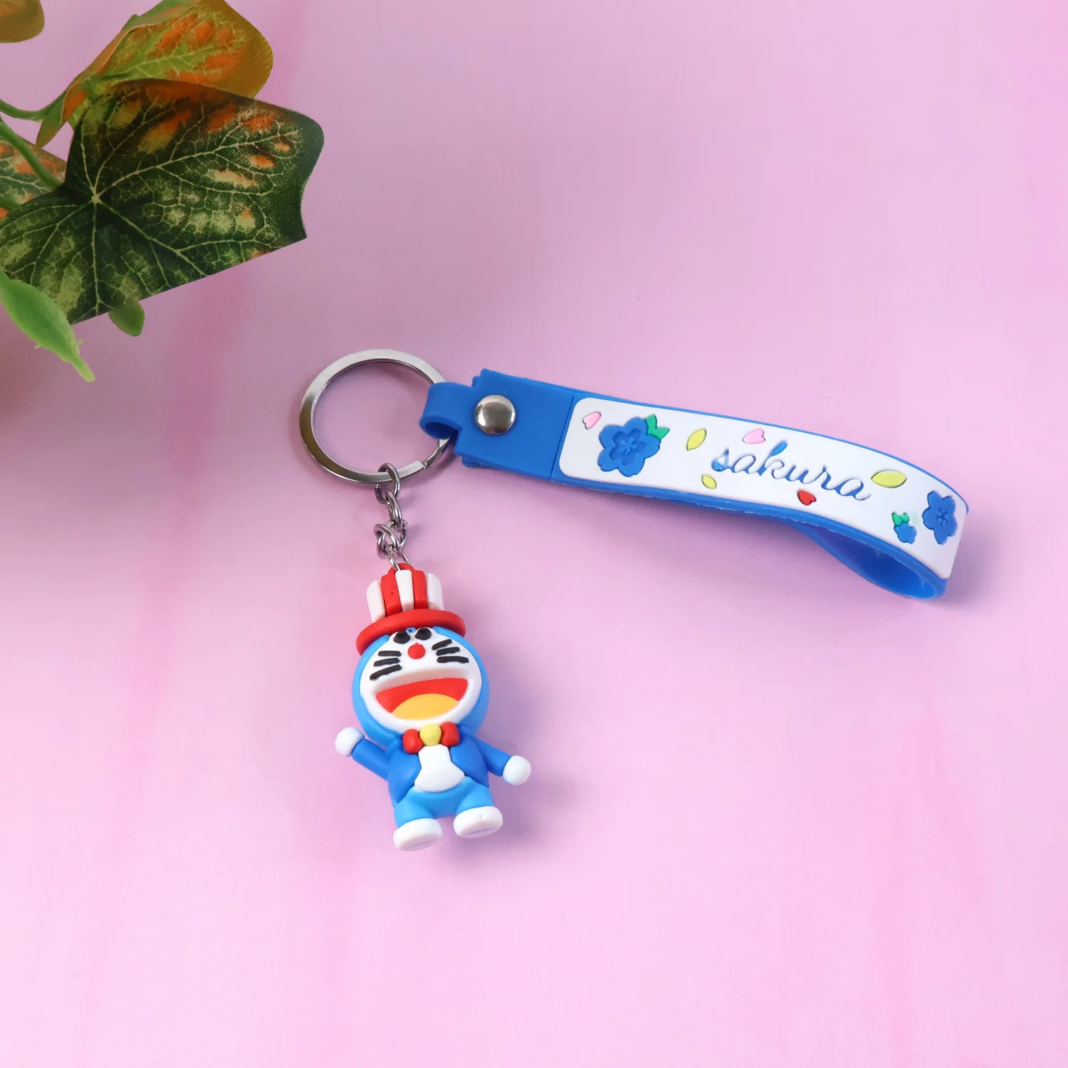 Cute Silicone 3D Key Chain with Metal Hook & Strap (Pack of 1) - Image 4
